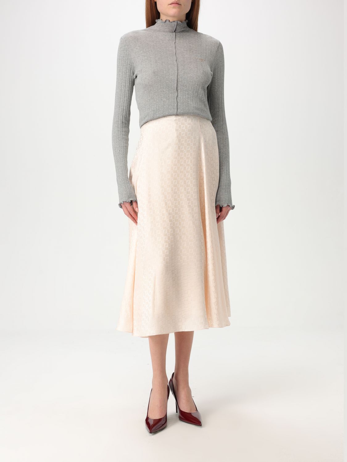 Fendi Sweater Woman Grey