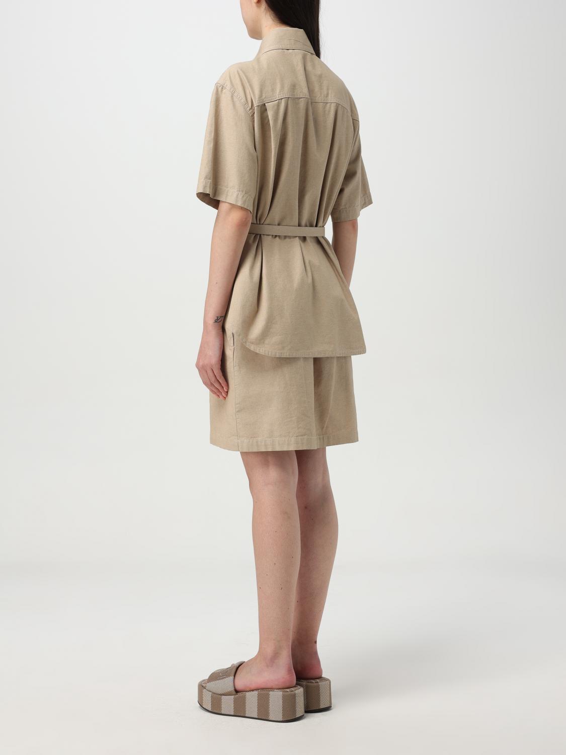 Fendi Dress Woman Beige
