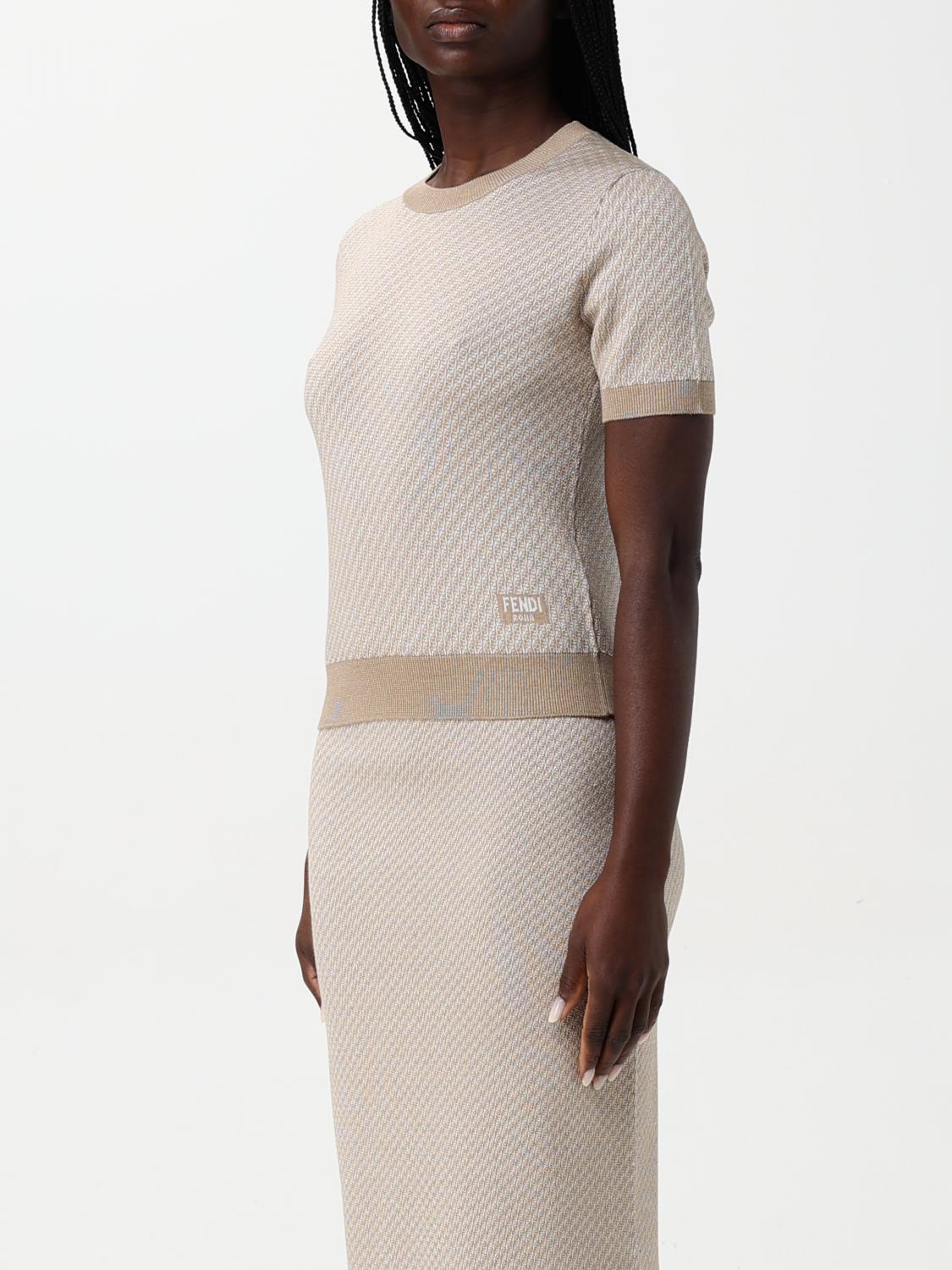 Fendi Sweater Woman Beige
