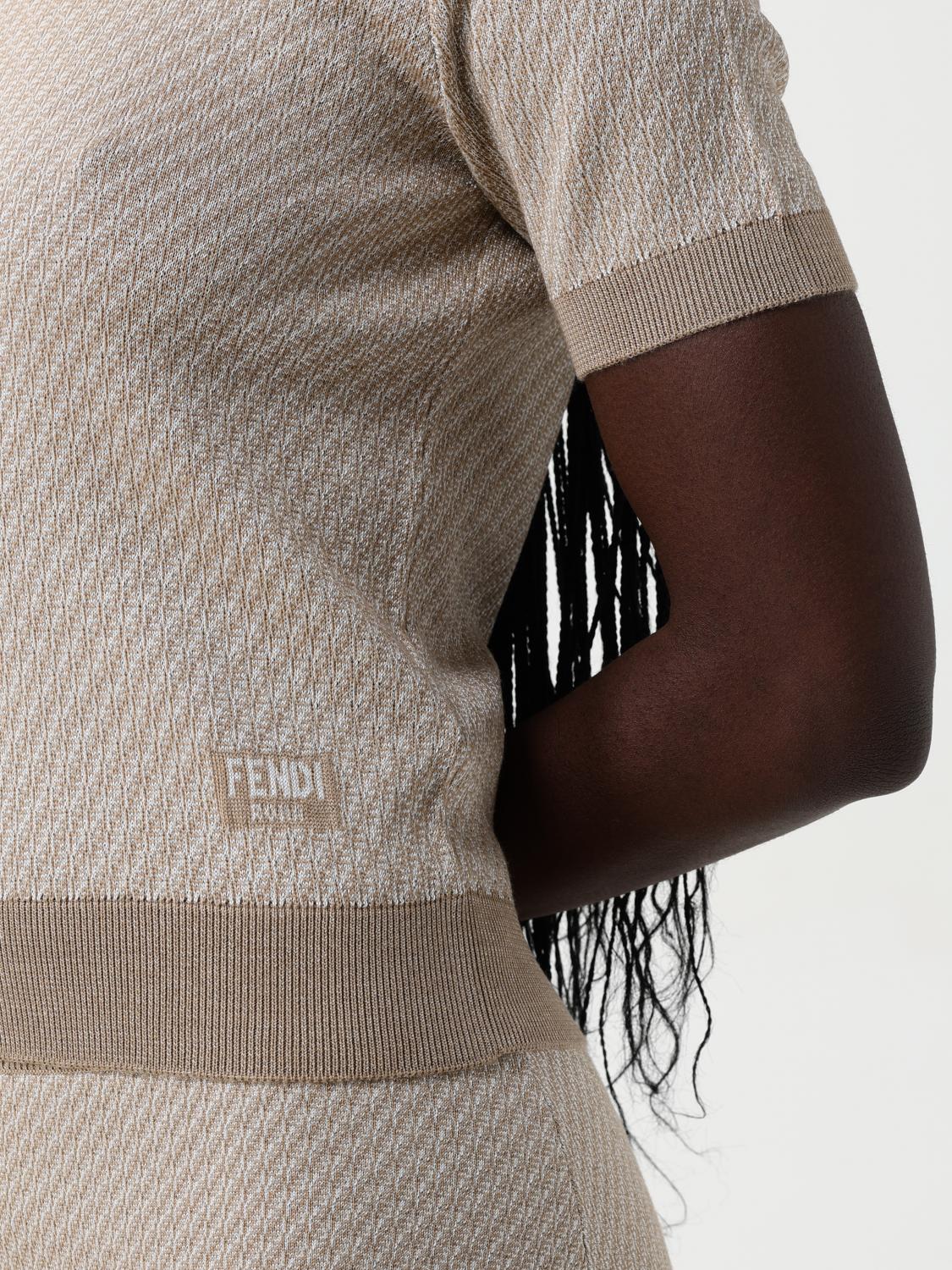 Fendi Sweater Woman Beige