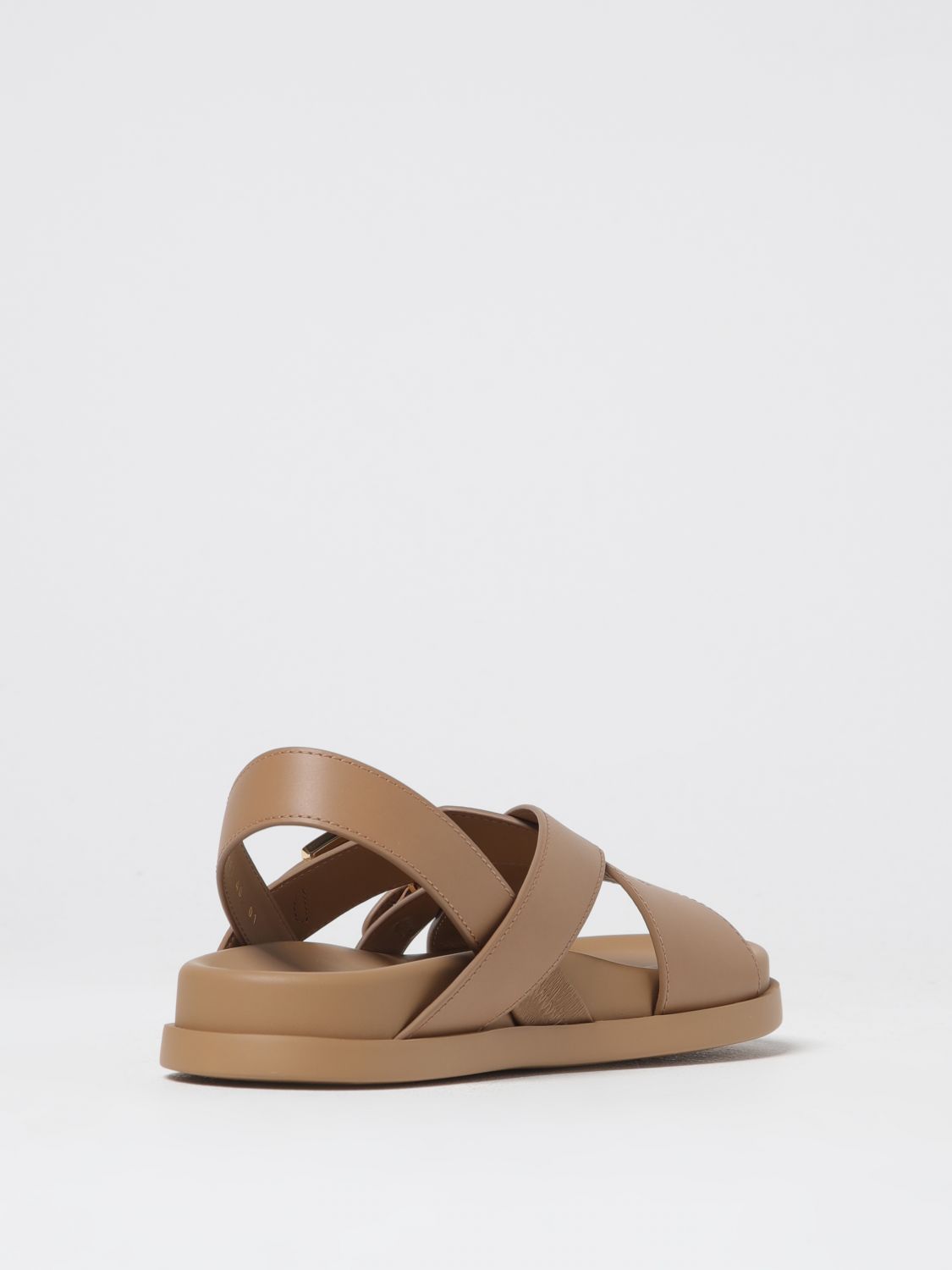 Fendi Flat Sandals Woman Black