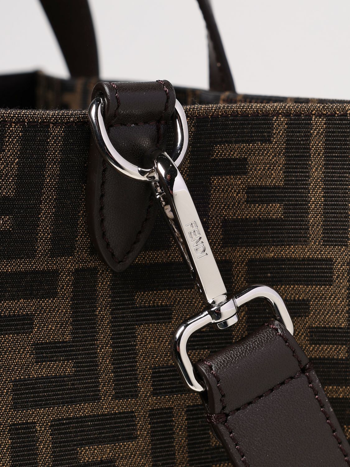 Fendi Shoulder Bag Men Tobacco