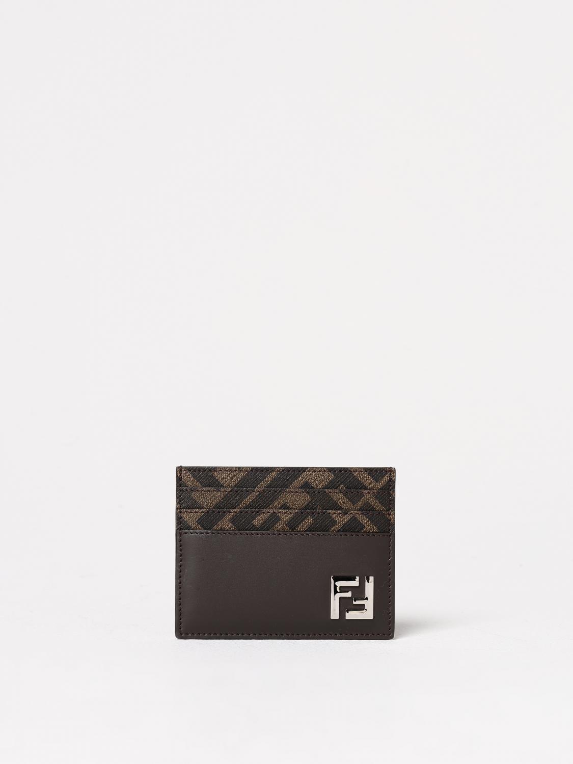 Fendi Wallet Men Brown