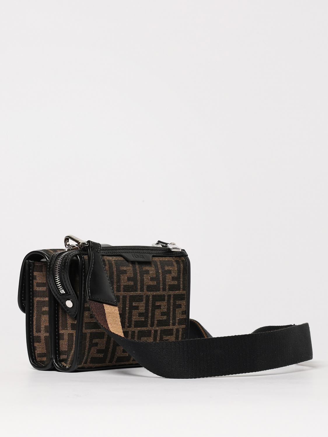 Fendi Shoulder Bag Men Tobacco