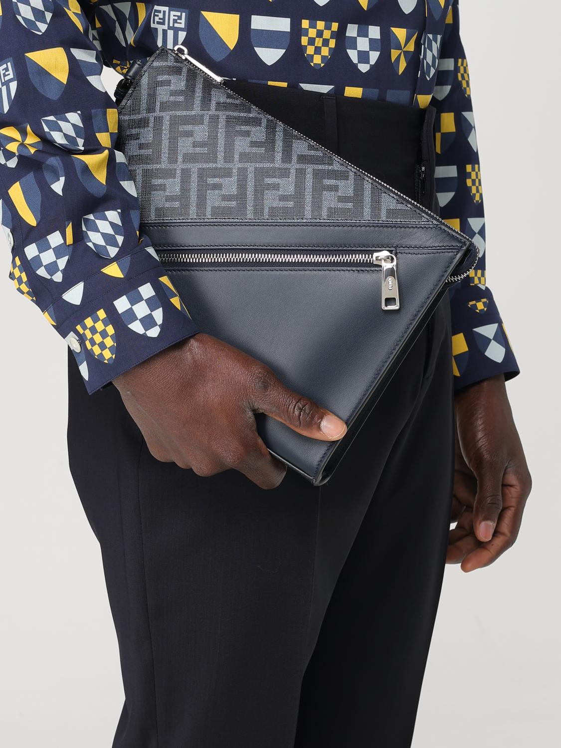 Fendi Briefcase Men Denim