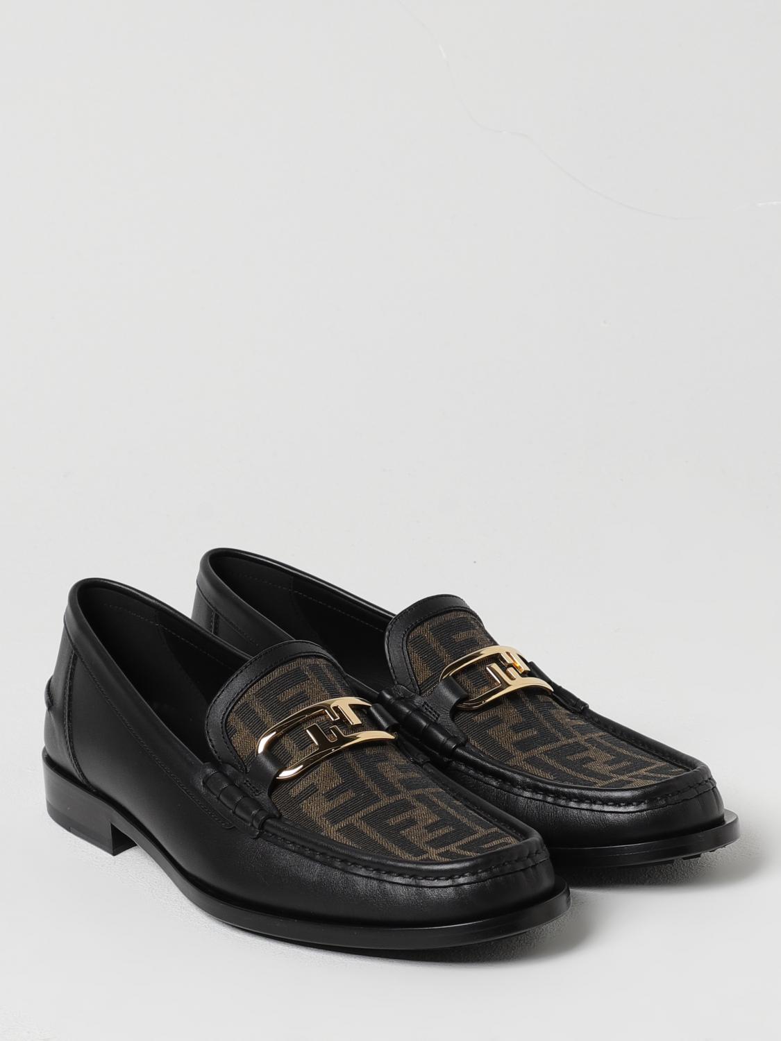 Fendi Loafers Men Tobacco