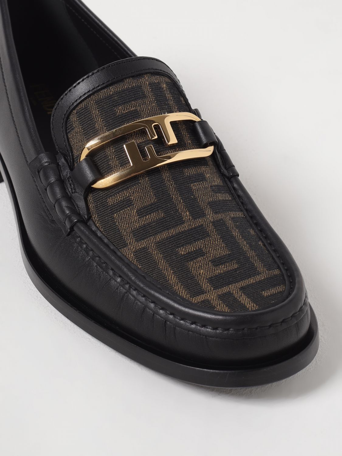 Fendi Loafers Men Tobacco