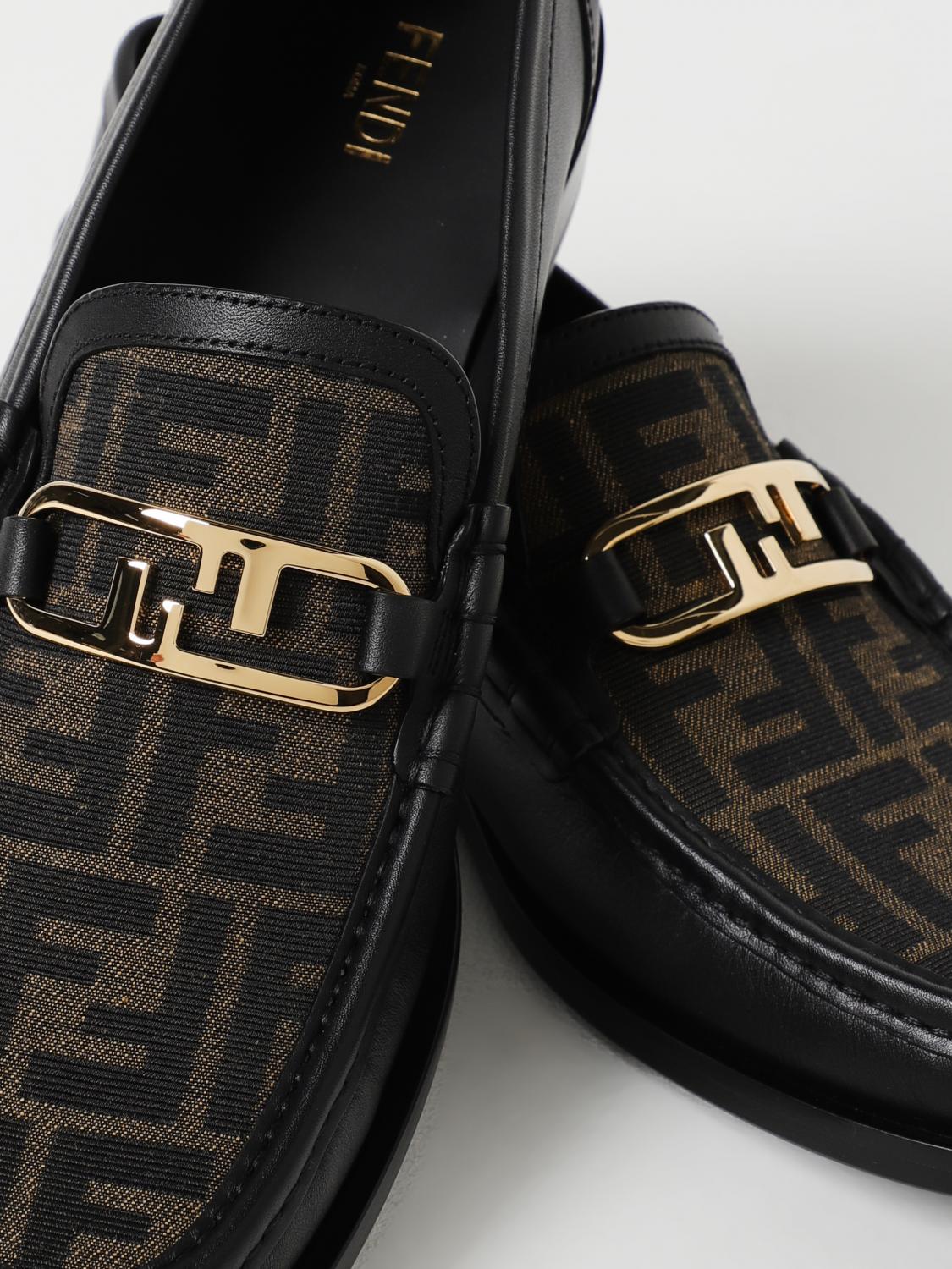 Fendi Loafers Men Tobacco