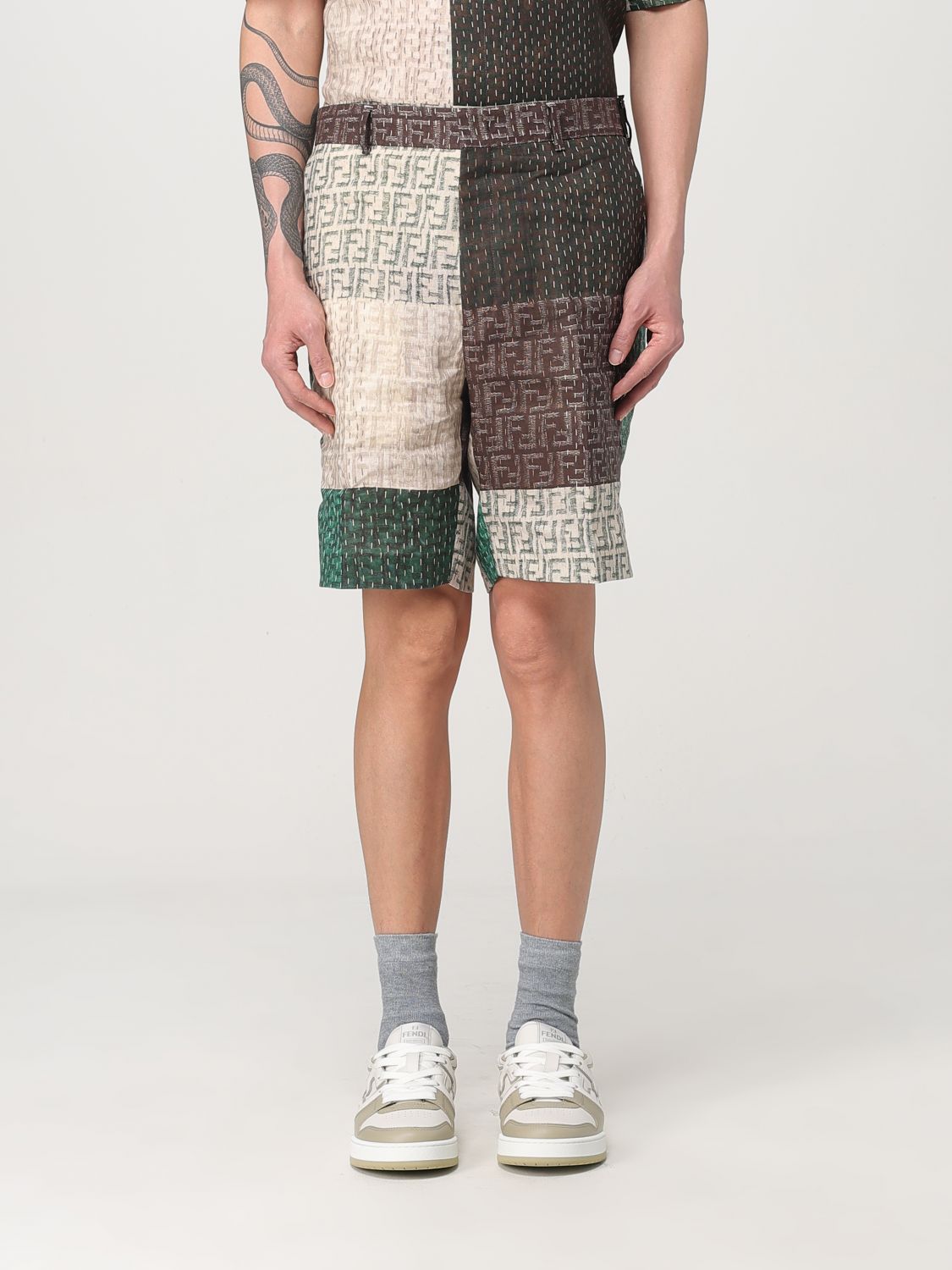 Fendi Short Men Beige