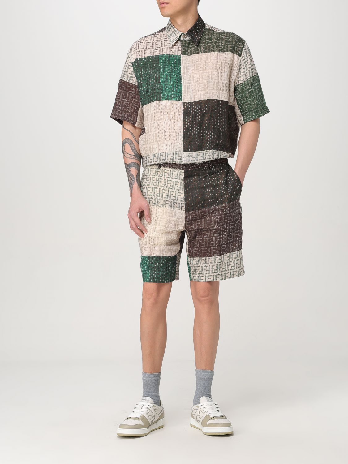 Fendi Short Men Beige