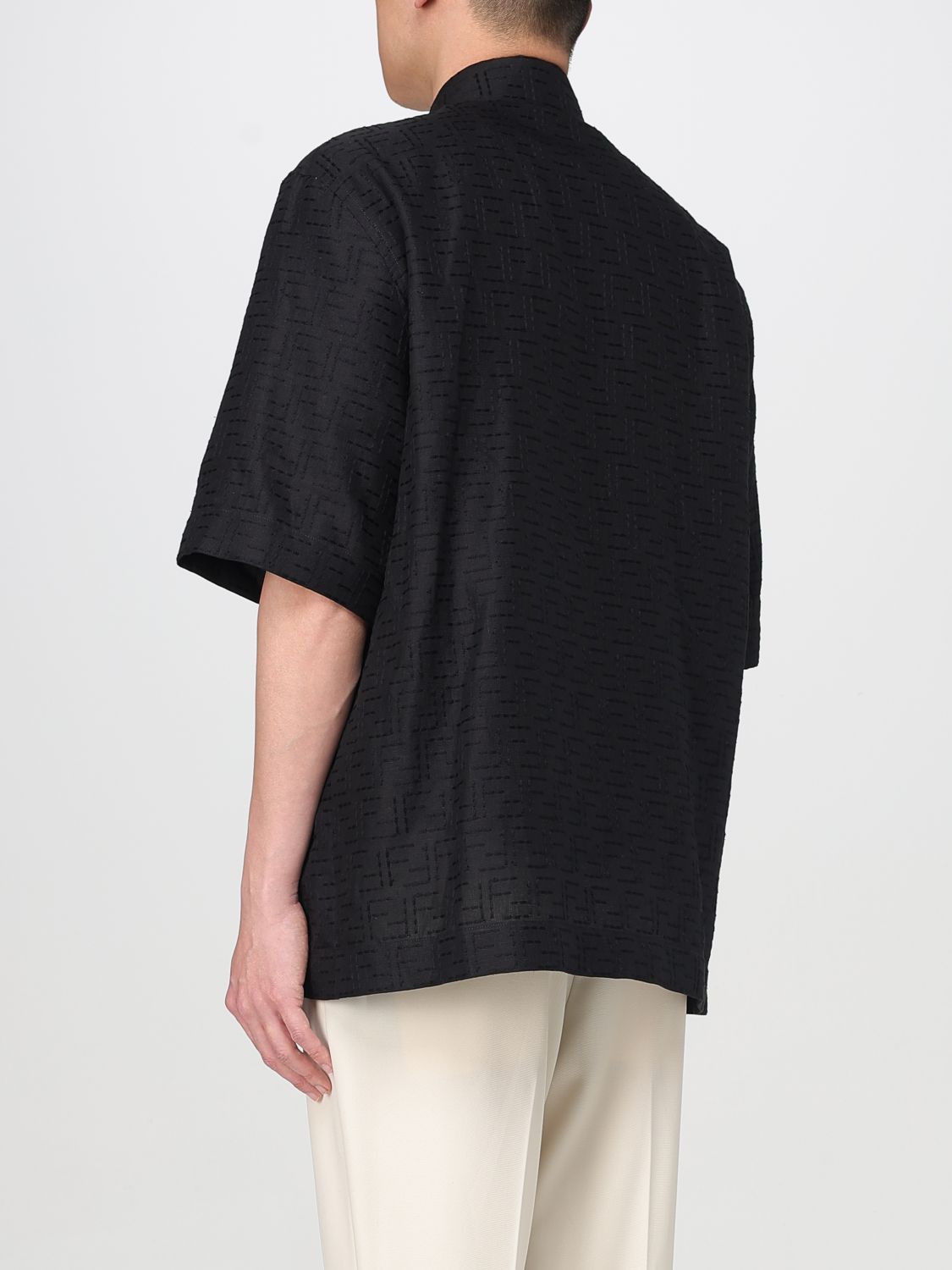 Fendi Shirt Men Black