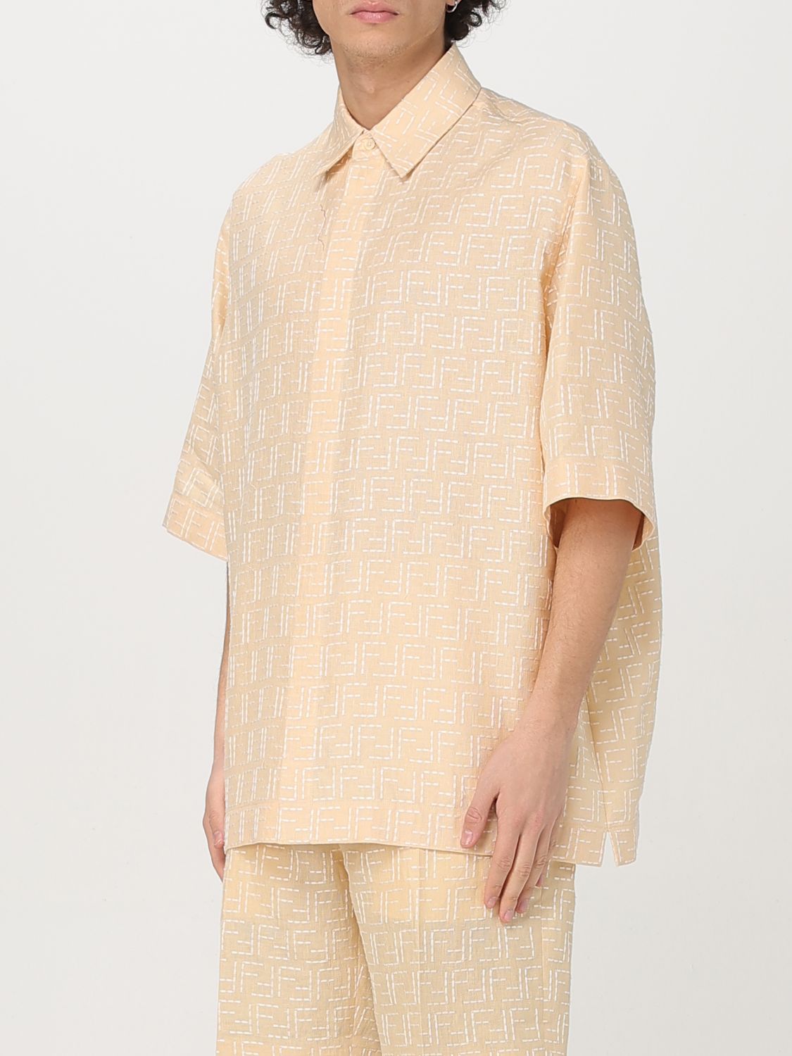 Fendi Shirt Men Black