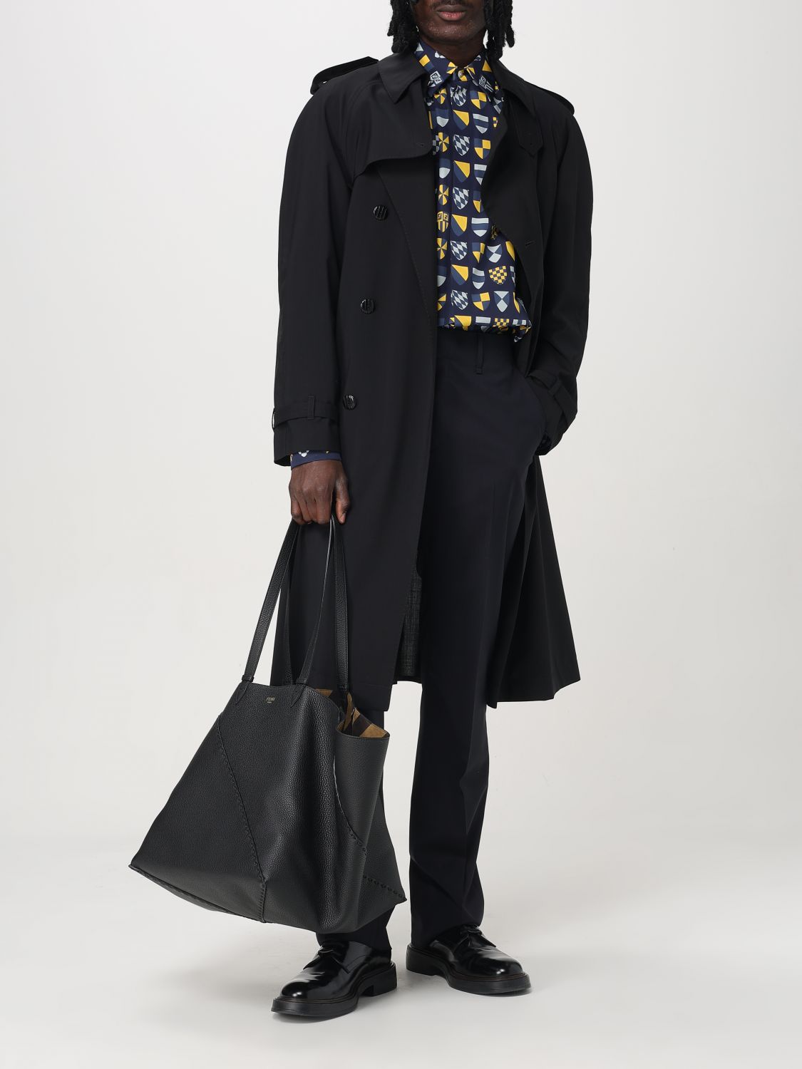 Fendi Shirt Men Navy
