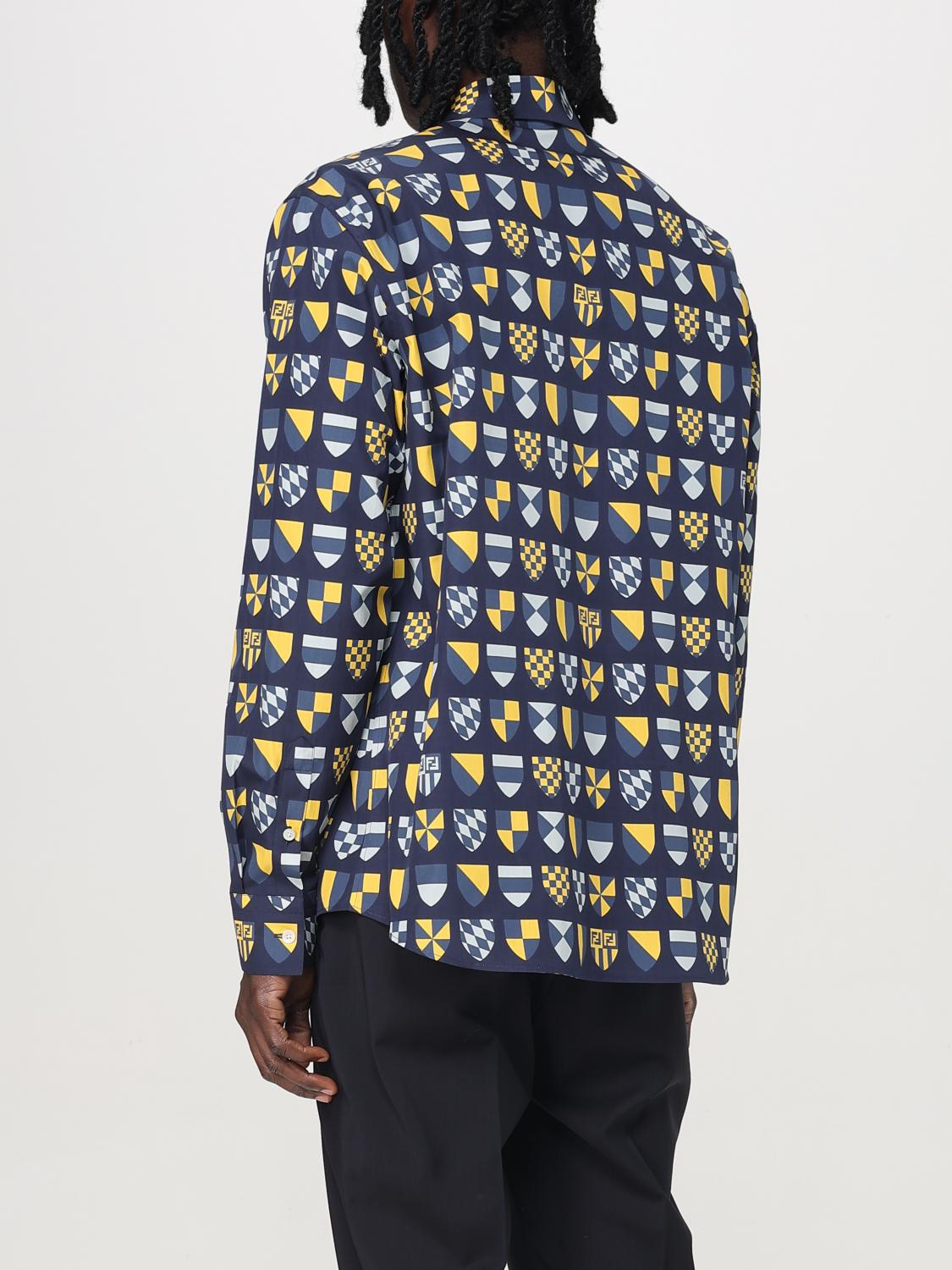 Fendi Shirt Men Navy