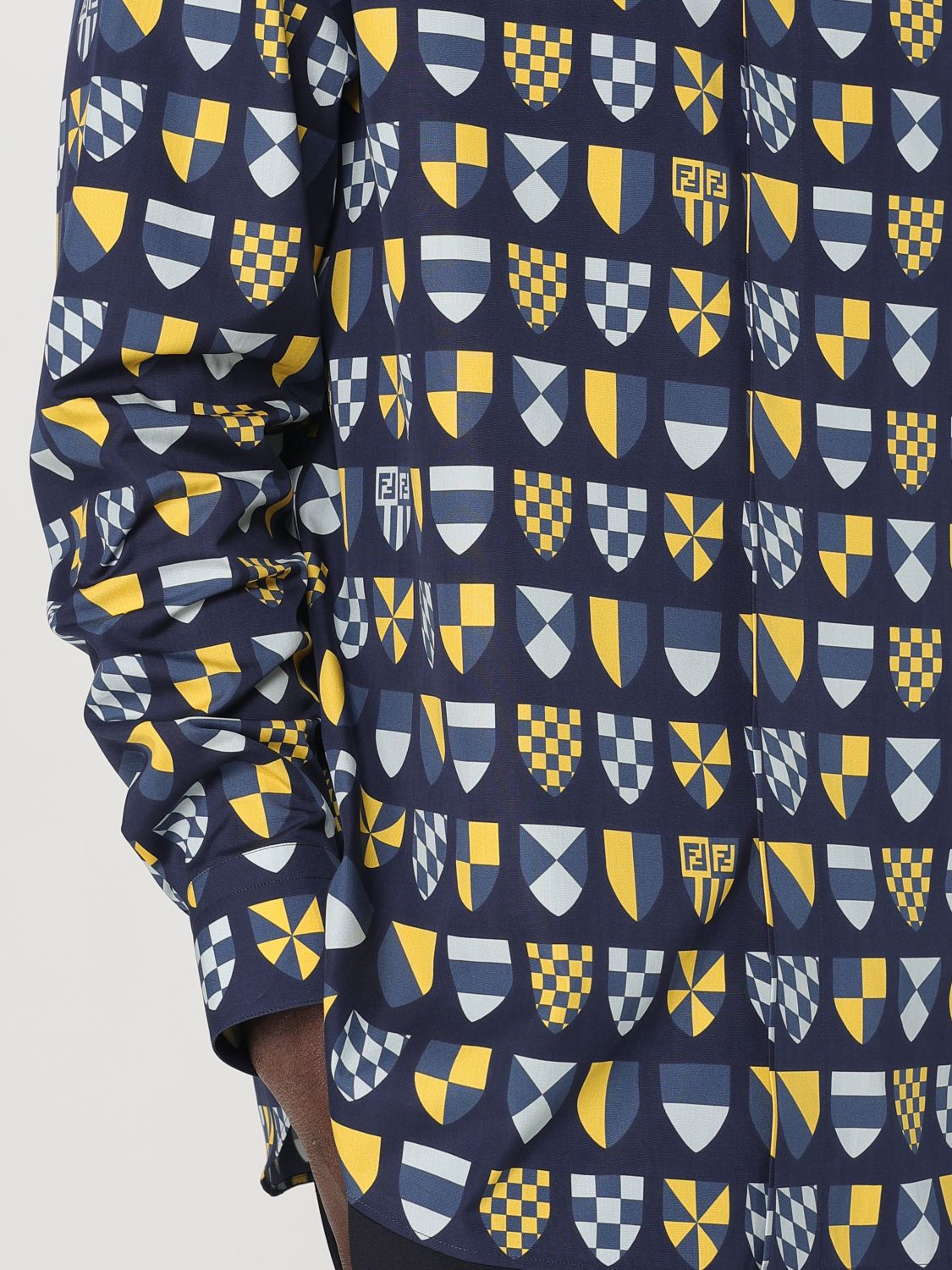 Fendi Shirt Men Navy