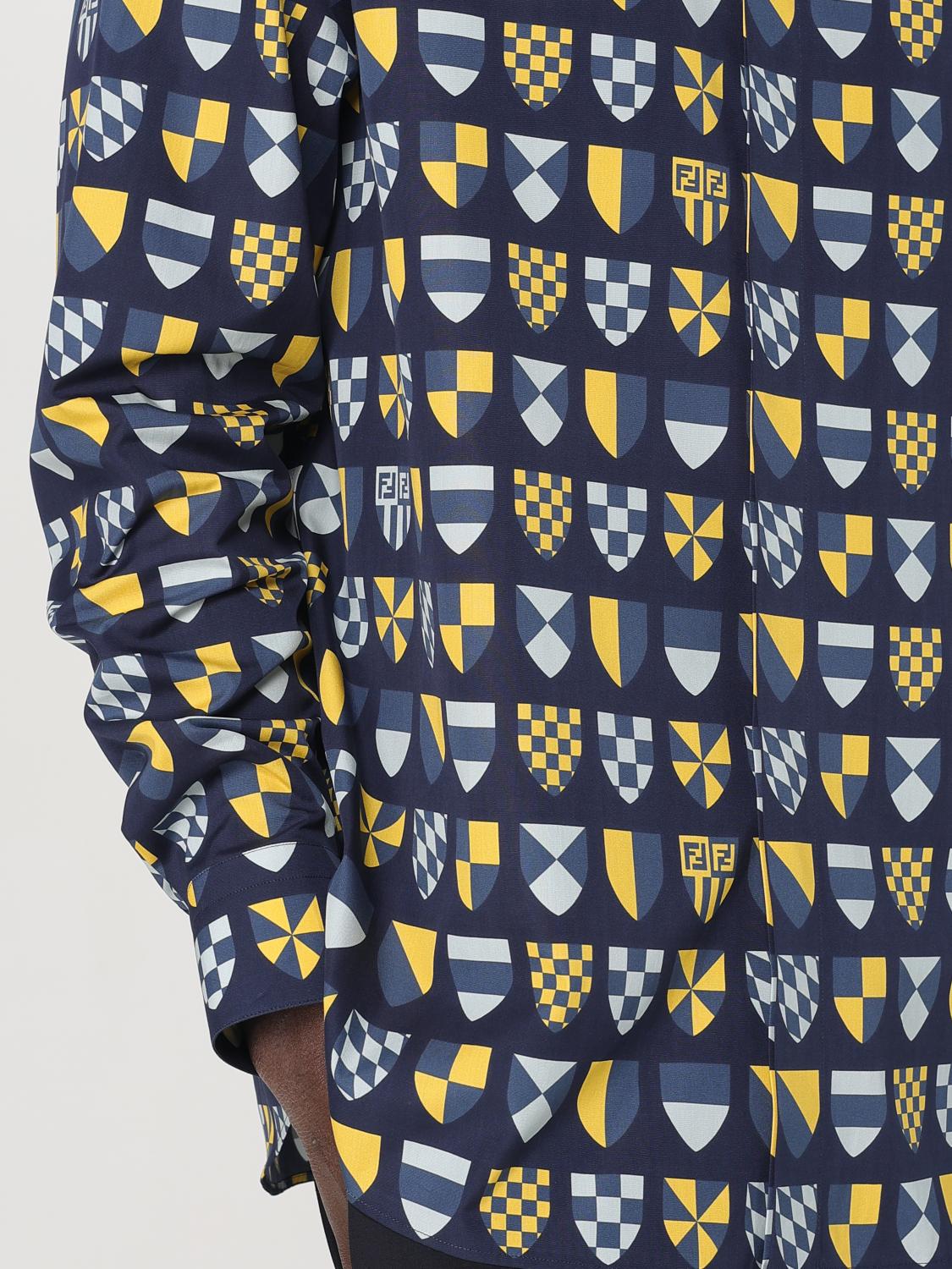 Fendi Shirt Men Navy