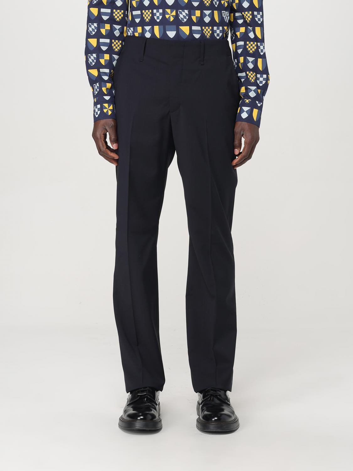Fendi Pants Men Blue