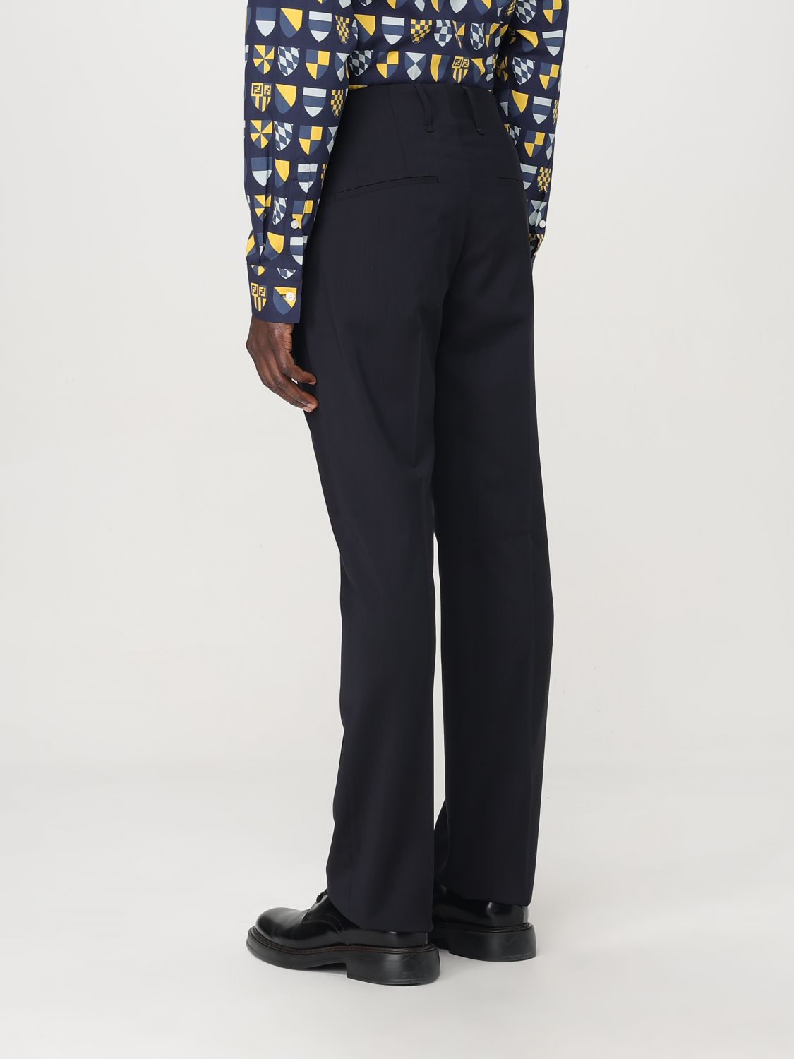 Fendi Pants Men Blue