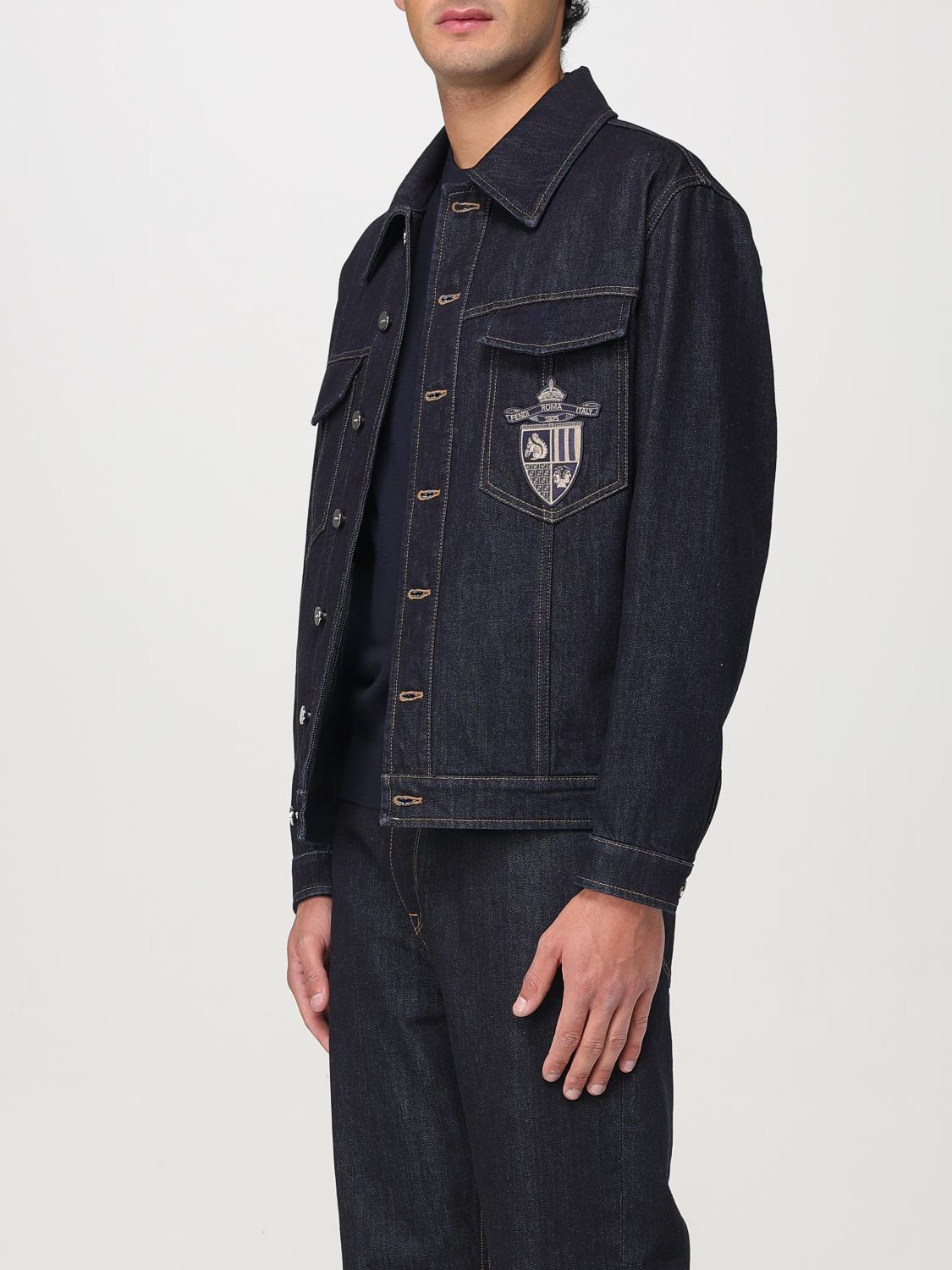 Fendi Jacket Men Denim