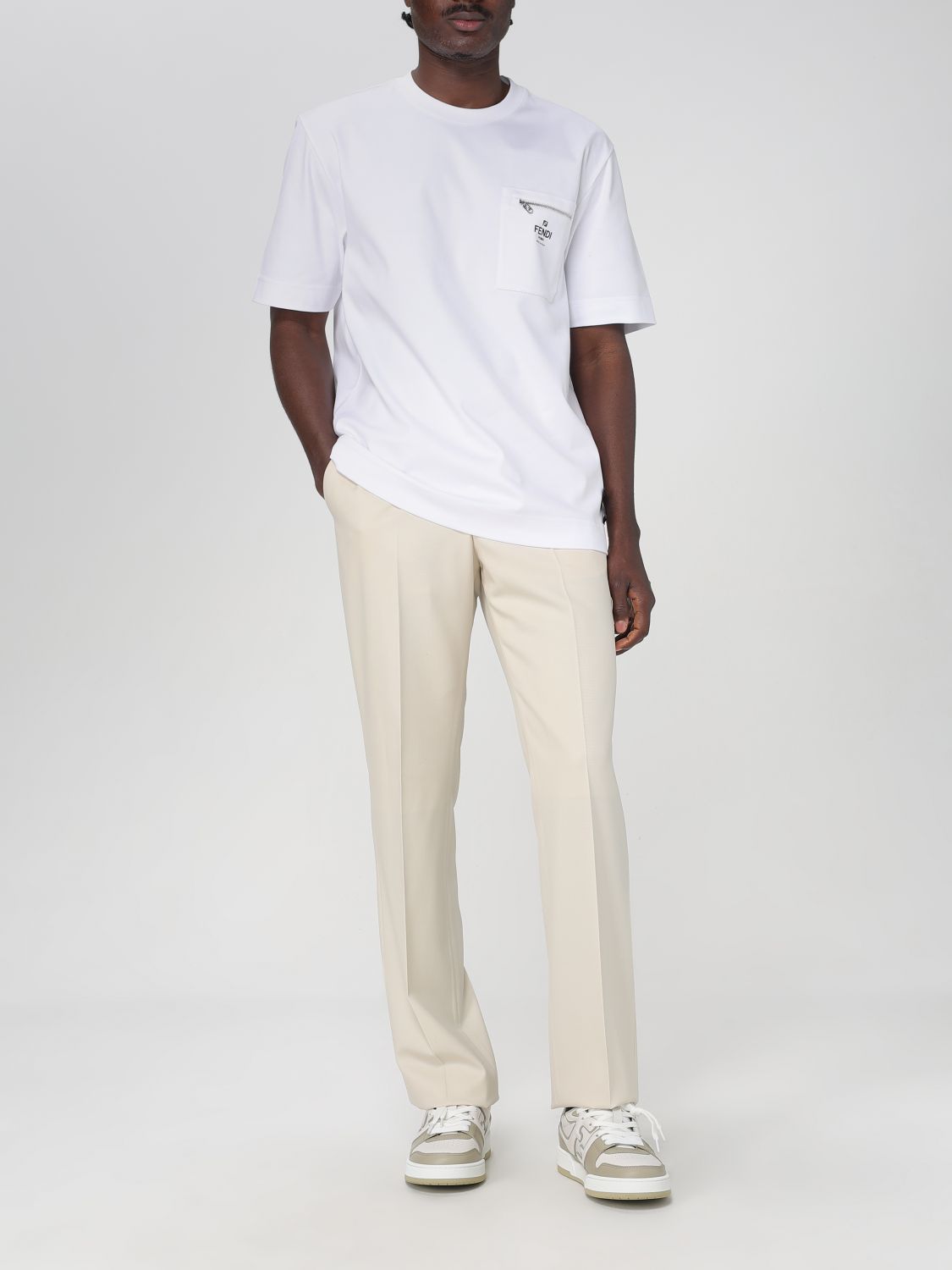 Fendi T Shirt Men Green