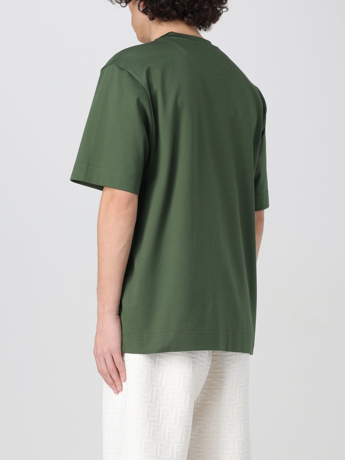 Fendi T Shirt Men Green