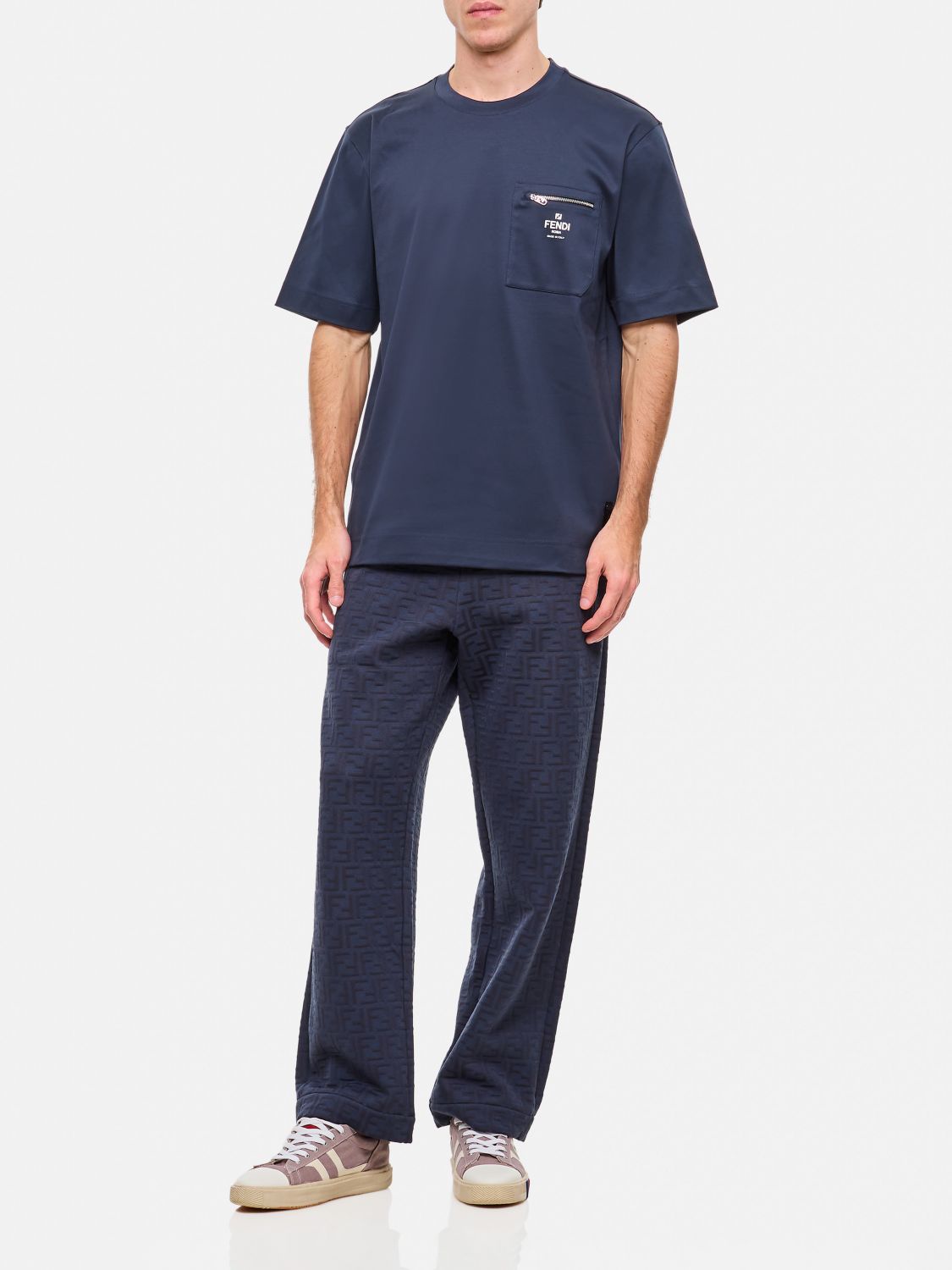 Fendi T Shirt Men Green