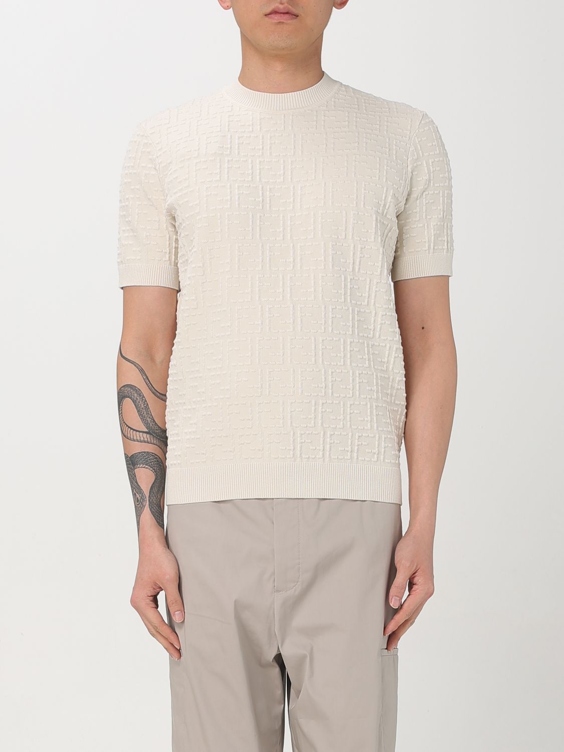 Fendi T Shirt Men Blue