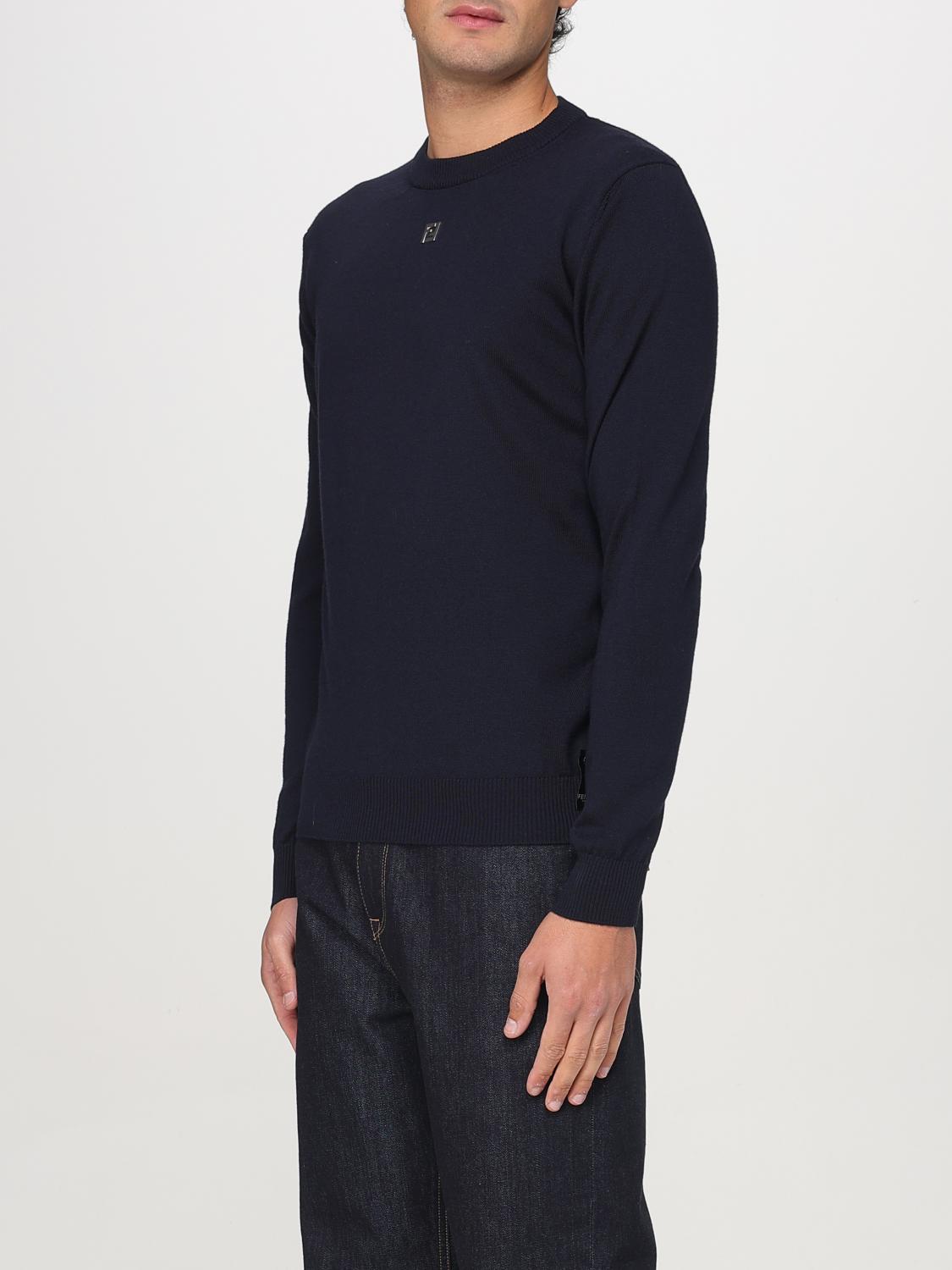 Fendi Sweater Men Blue