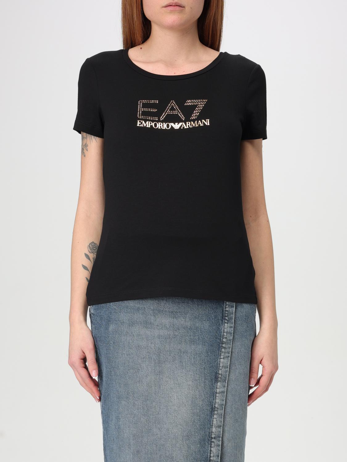 Ea7 T Shirt Woman Black