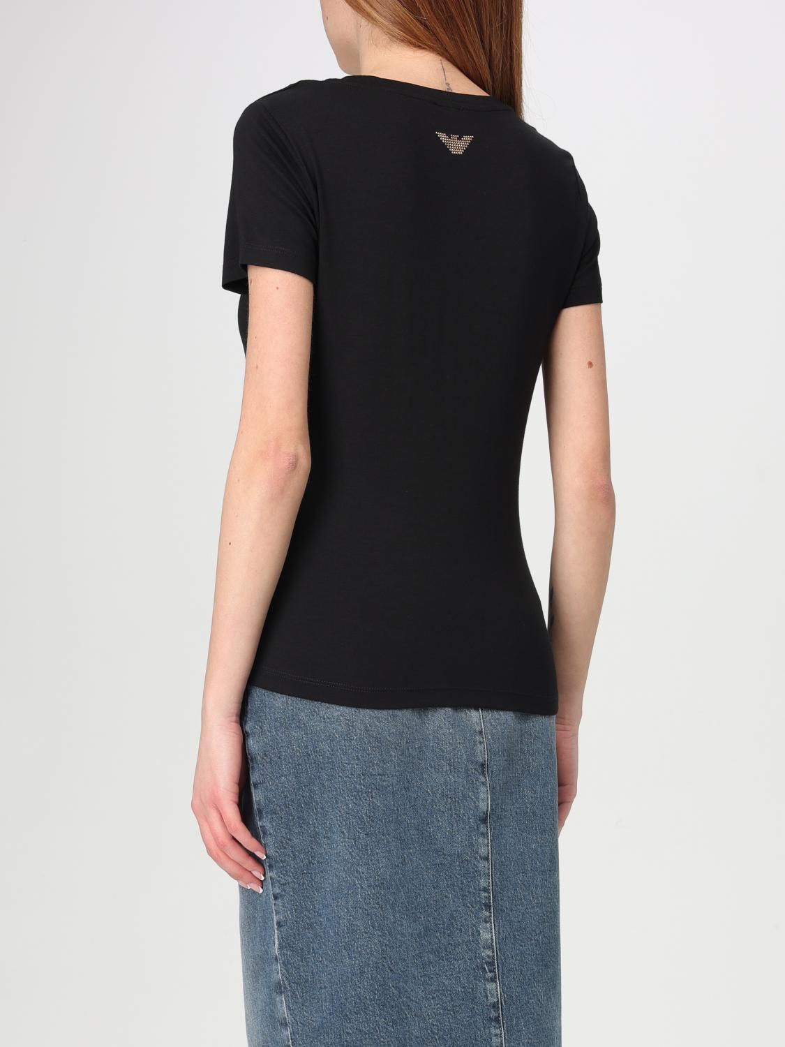 Ea7 T Shirt Woman Black