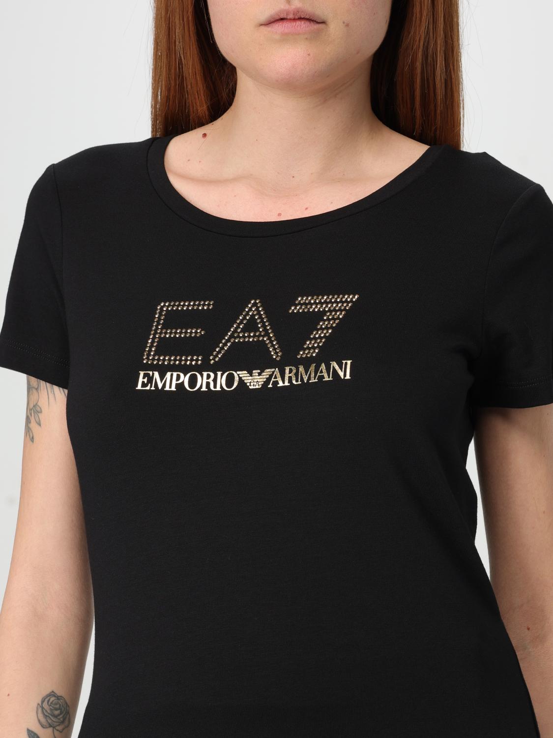 Ea7 T Shirt Woman Black