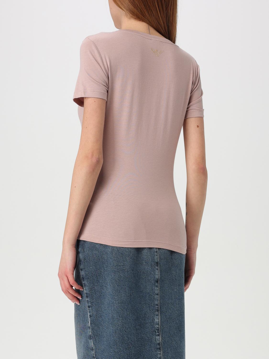 Ea7 T Shirt Woman Natural