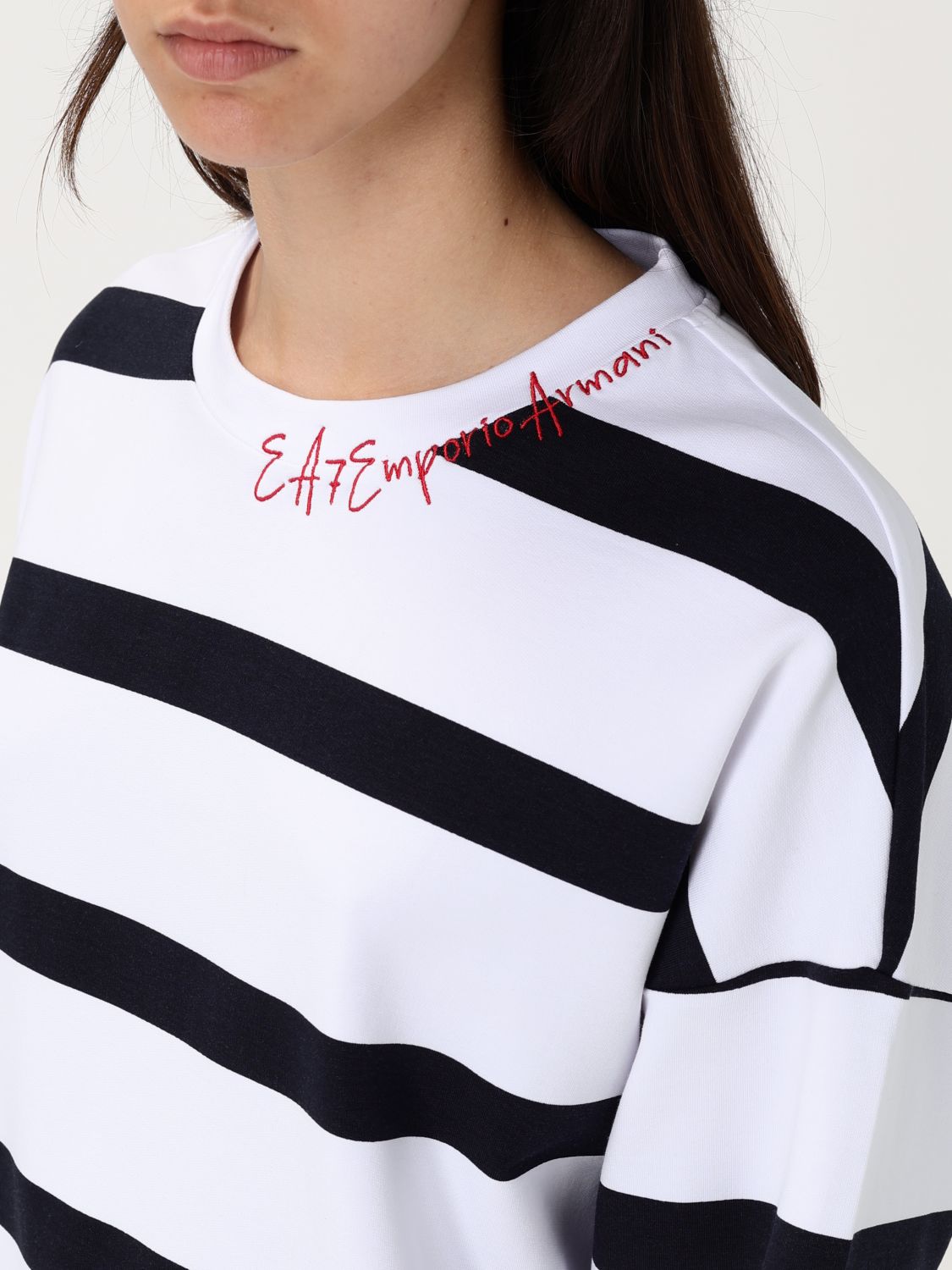 Ea7 Sweatshirt Woman Beige