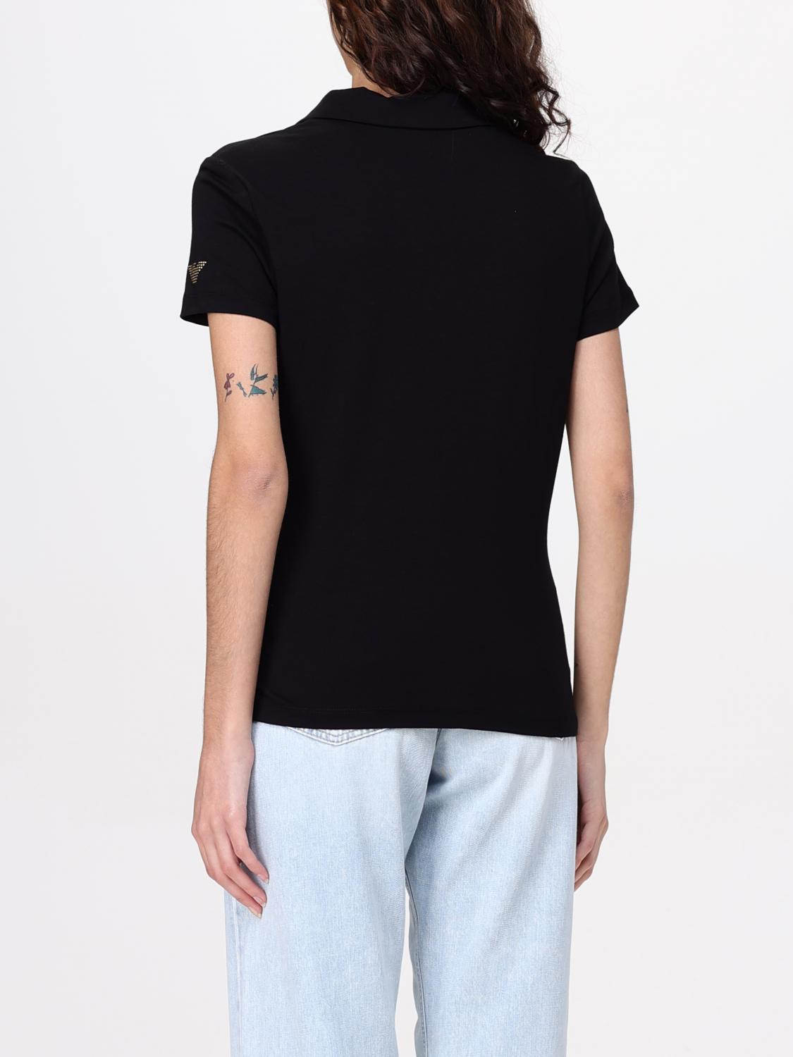 Ea7 Polo Shirt Woman Black