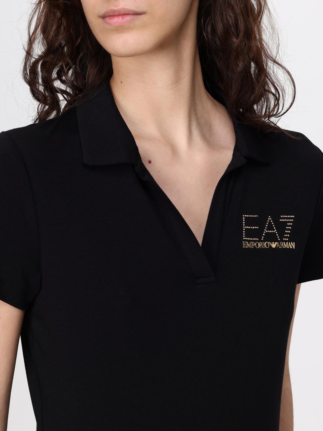 Ea7 Polo Shirt Woman Black