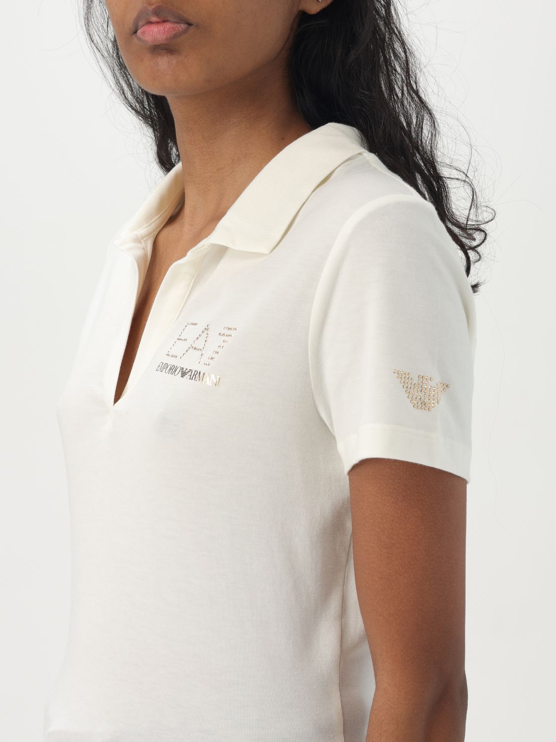 Ea7 Polo Shirt Woman Black
