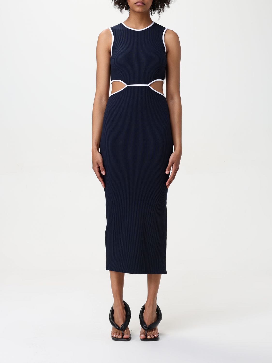 Ea7 Dress Woman Blue