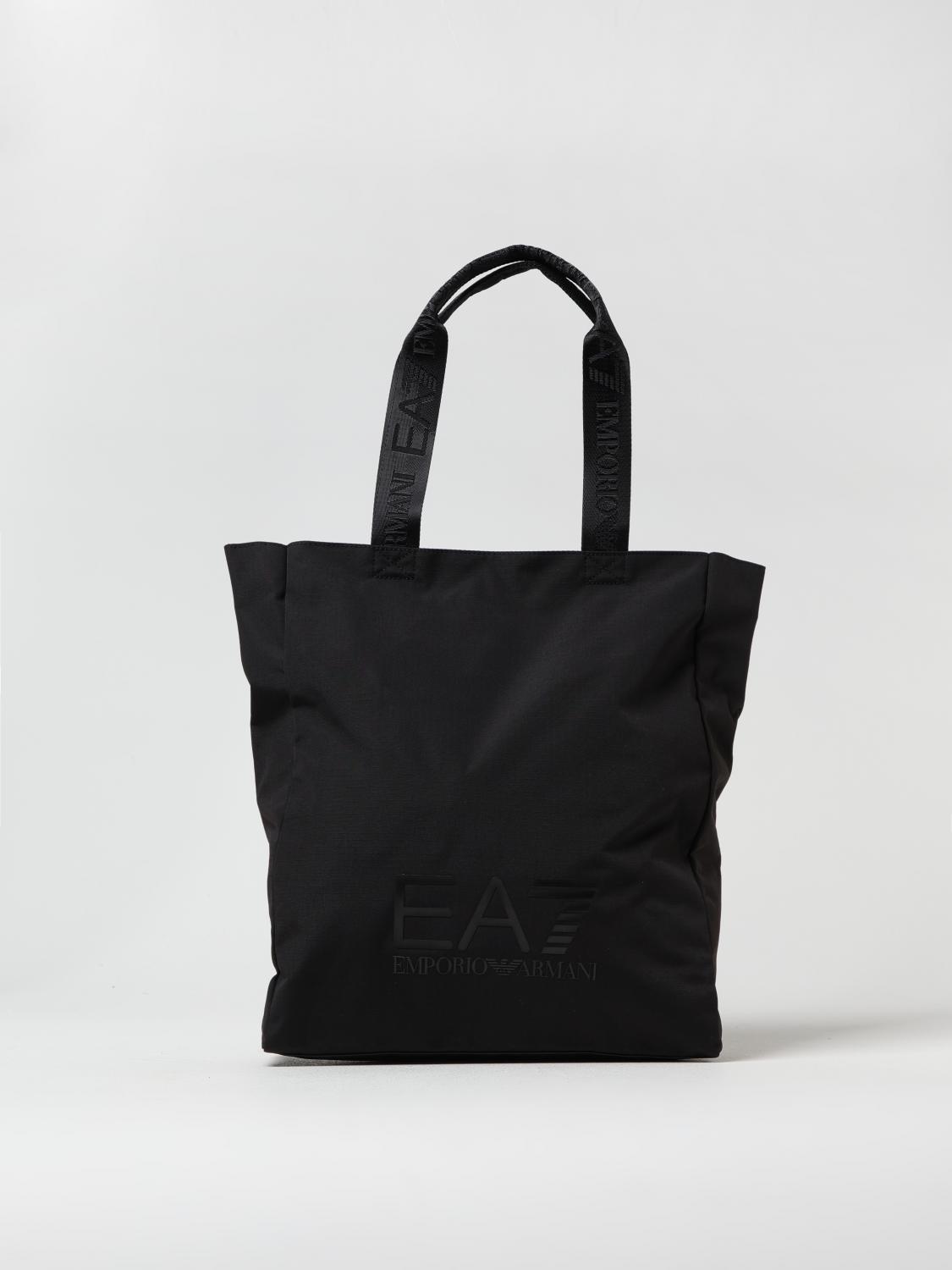 Ea7 Tote Bags Woman Beige