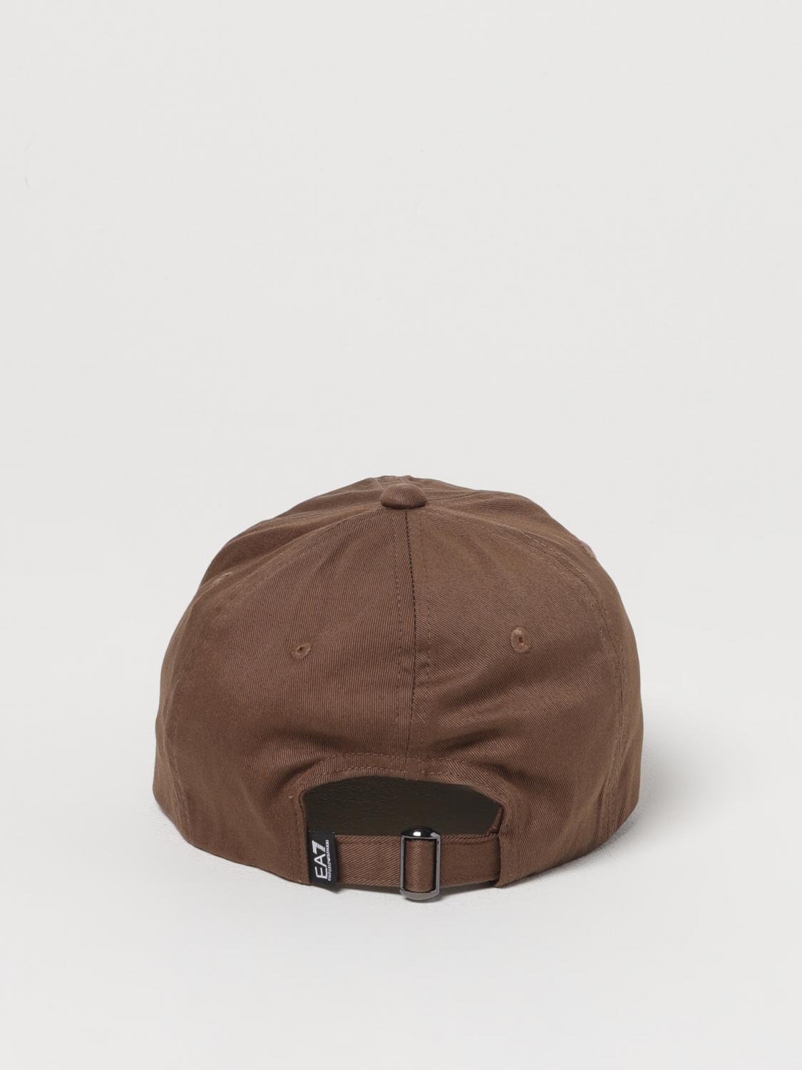 Ea7 Hat Men Brown