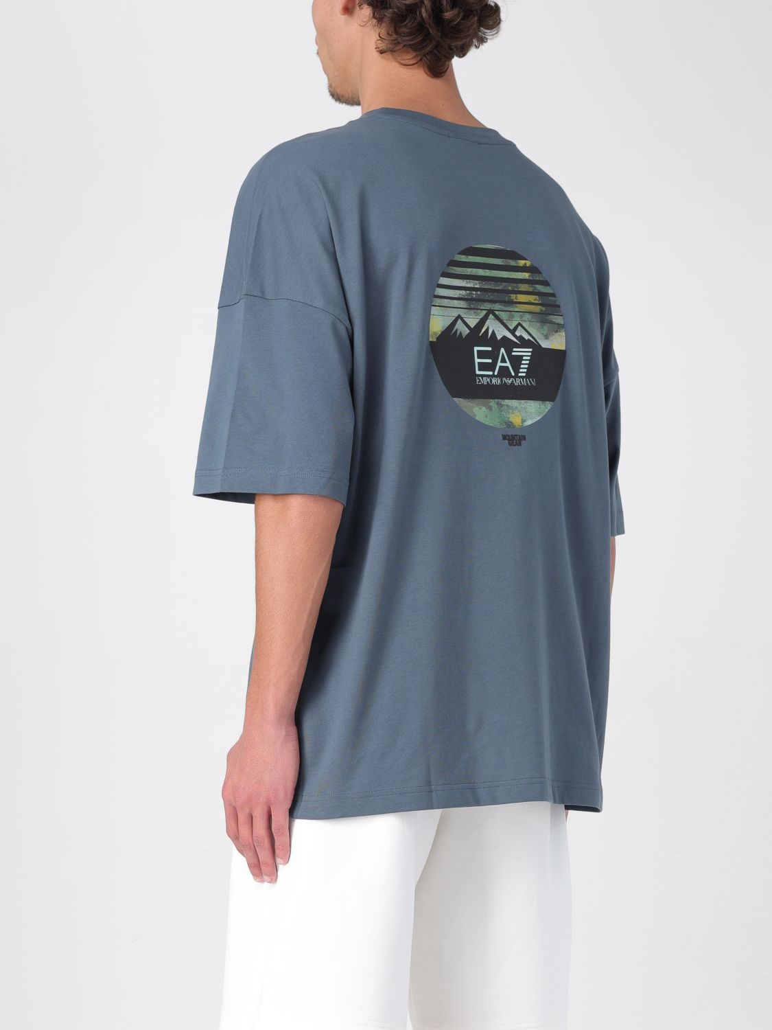 Ea7 T Shirt Men Beige