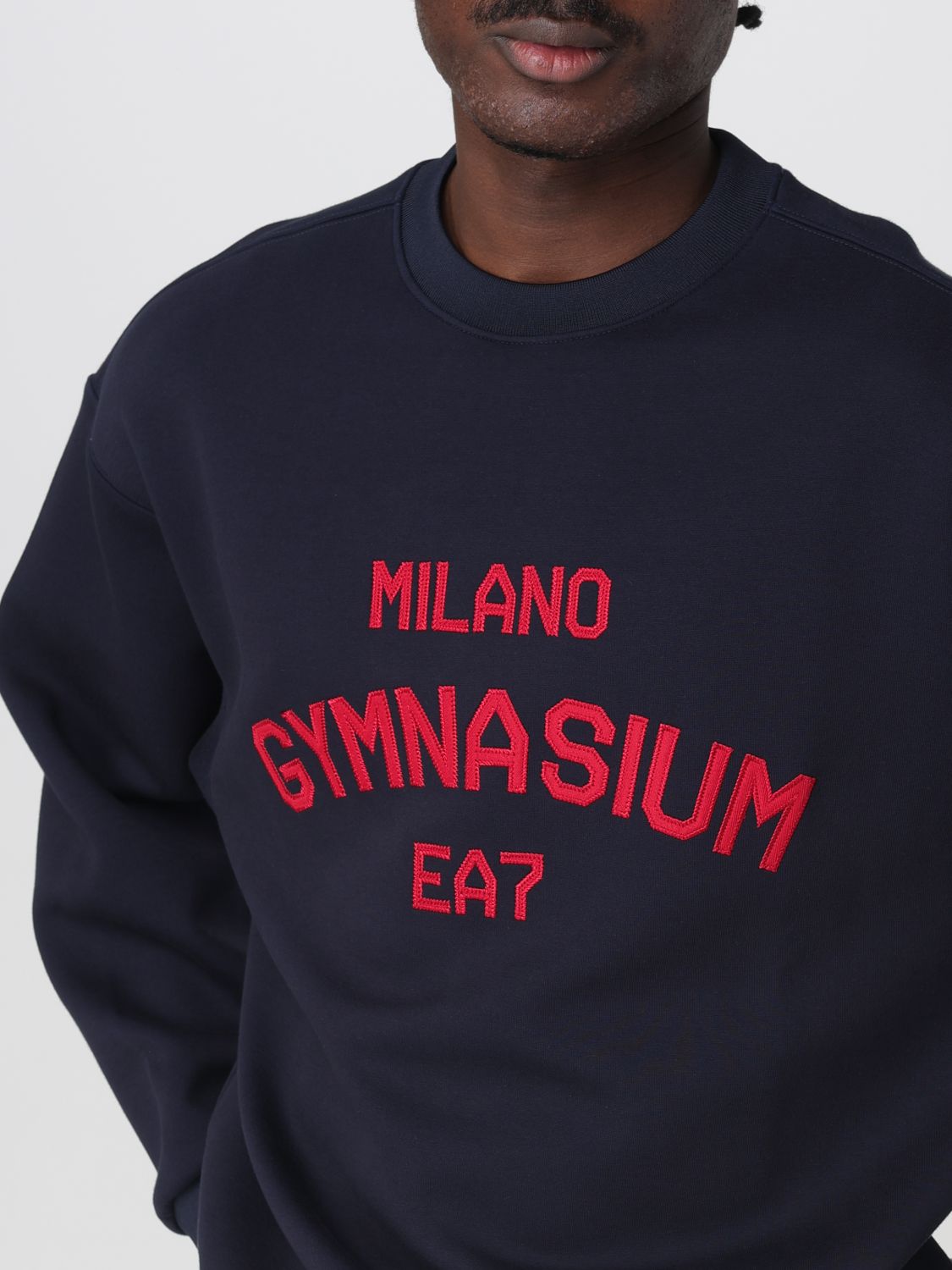 Ea7 Sweatshirt Men Blue