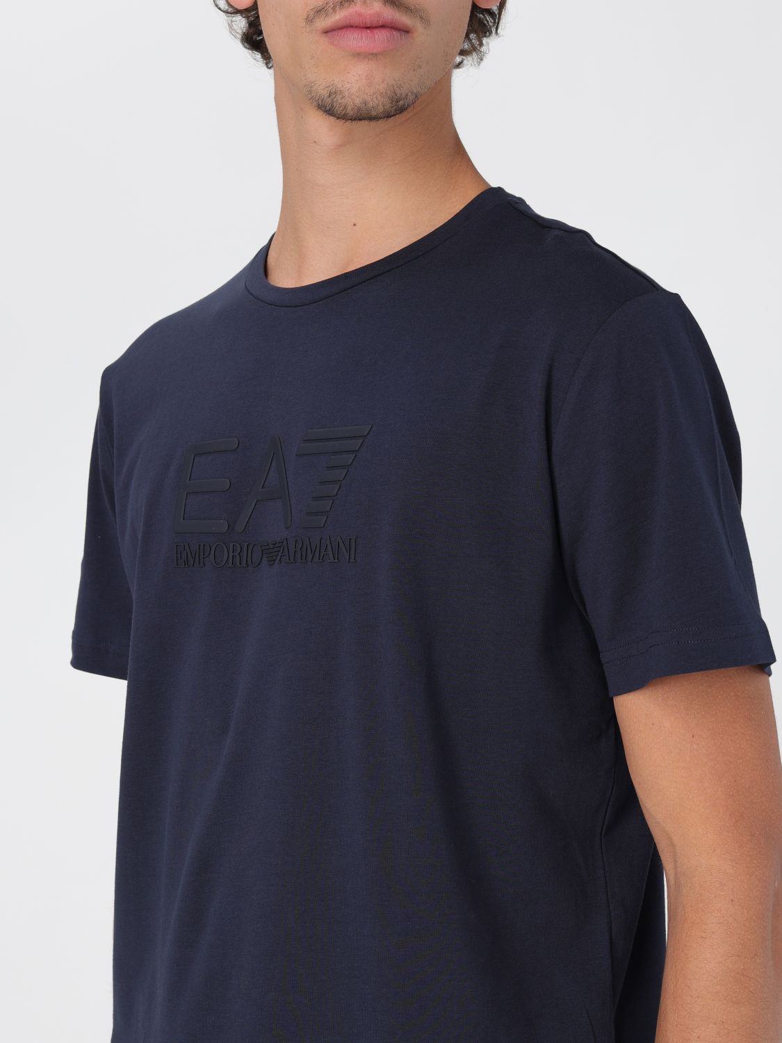 Ea7 T Shirt Men Blue