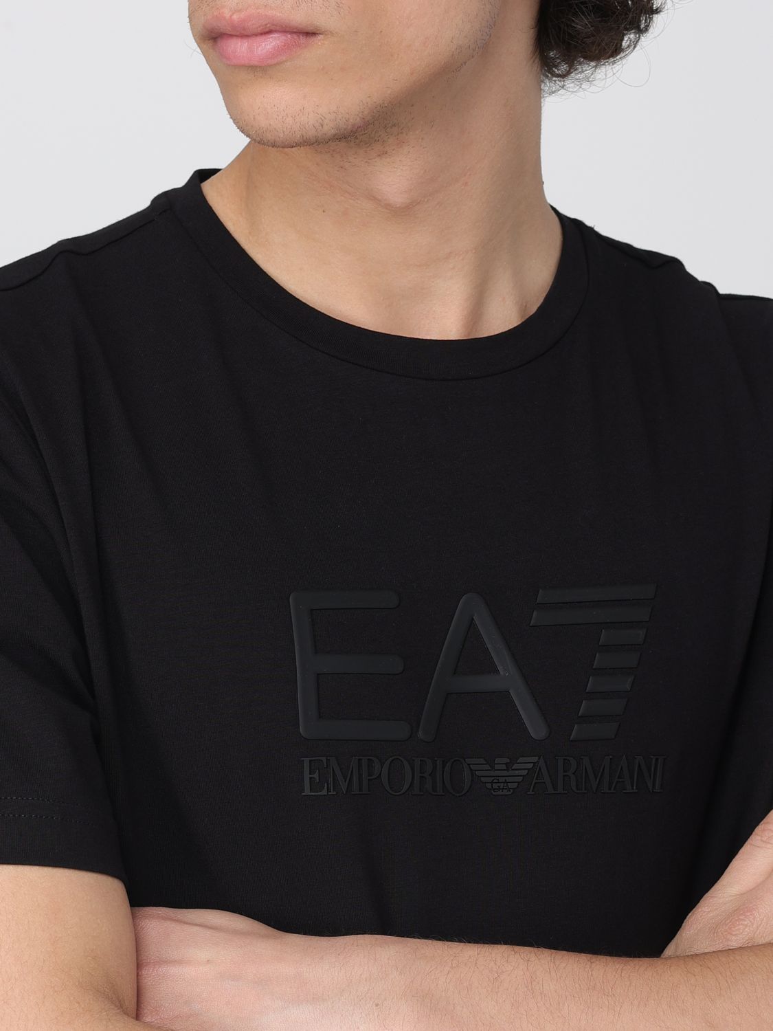 Ea7 T Shirt Men Black