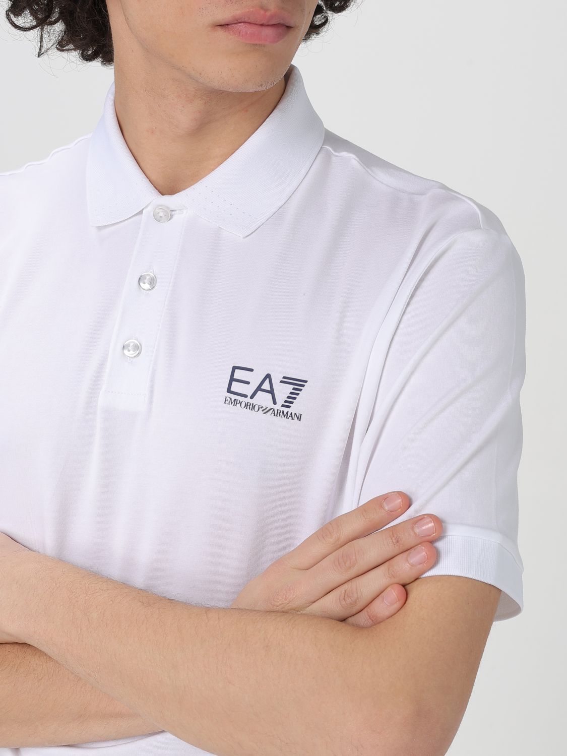Ea7 Polo Shirt Men White
