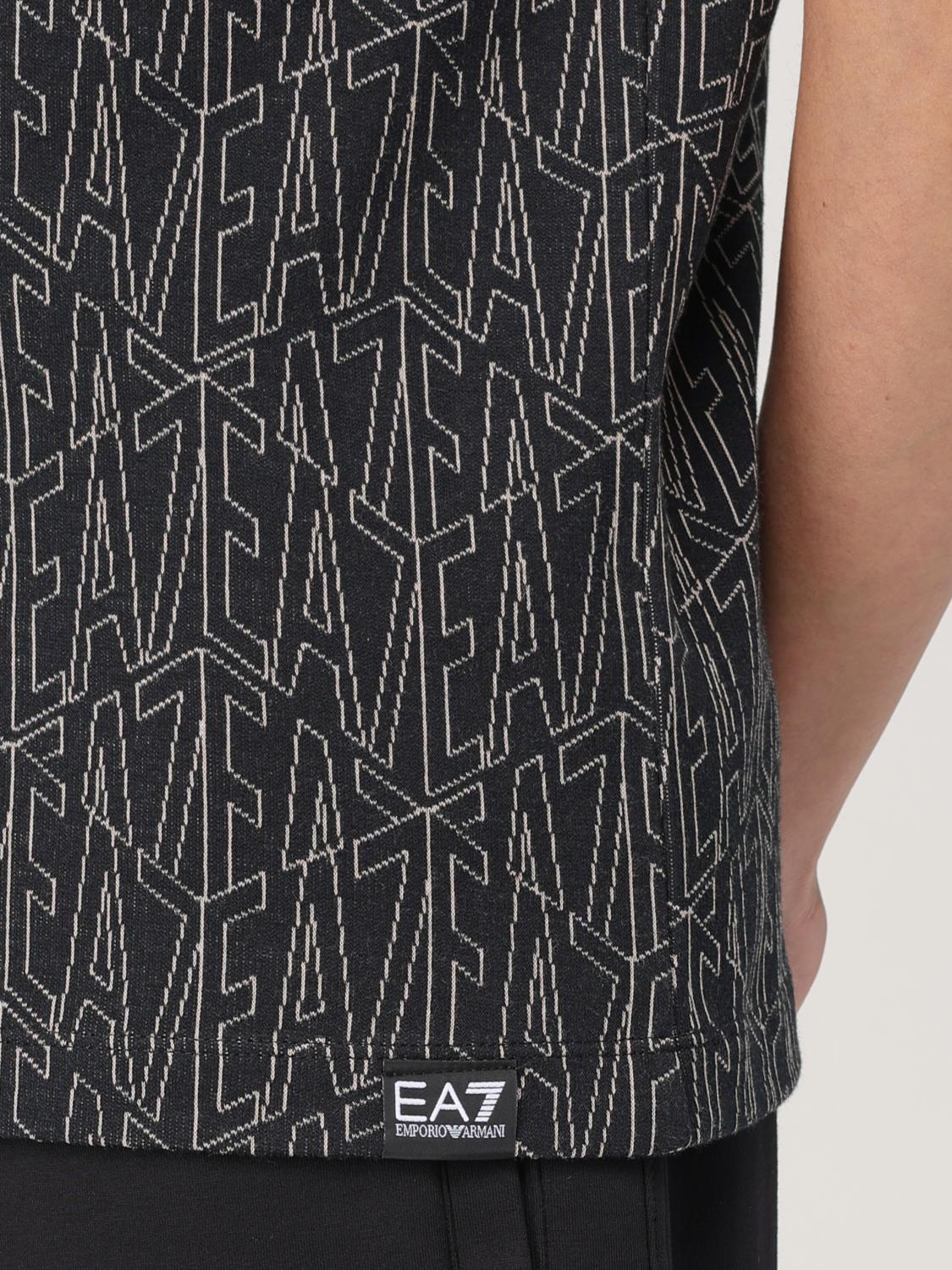 Ea7 T Shirt Men Beige
