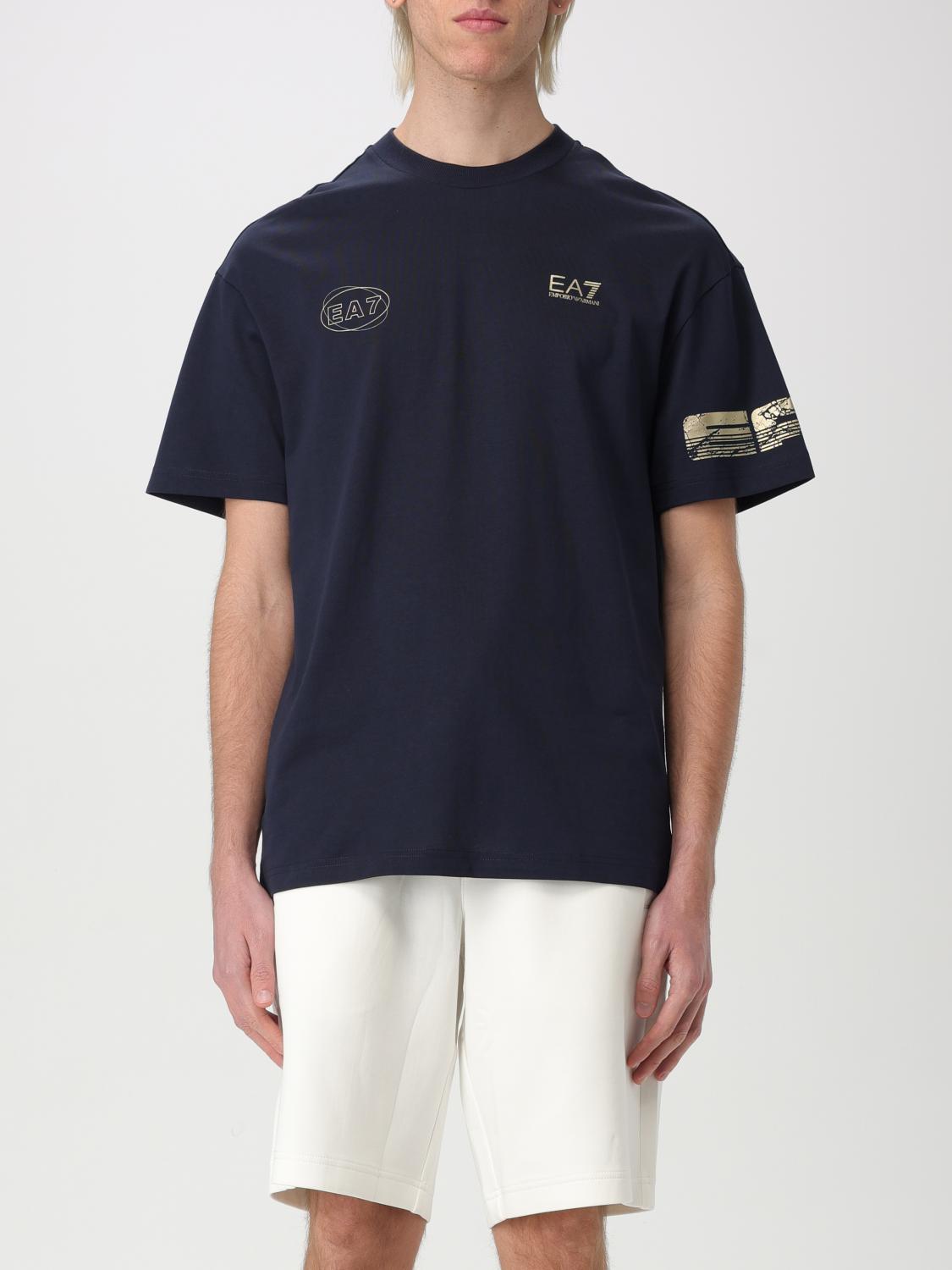 Ea7 T Shirt Men Beige