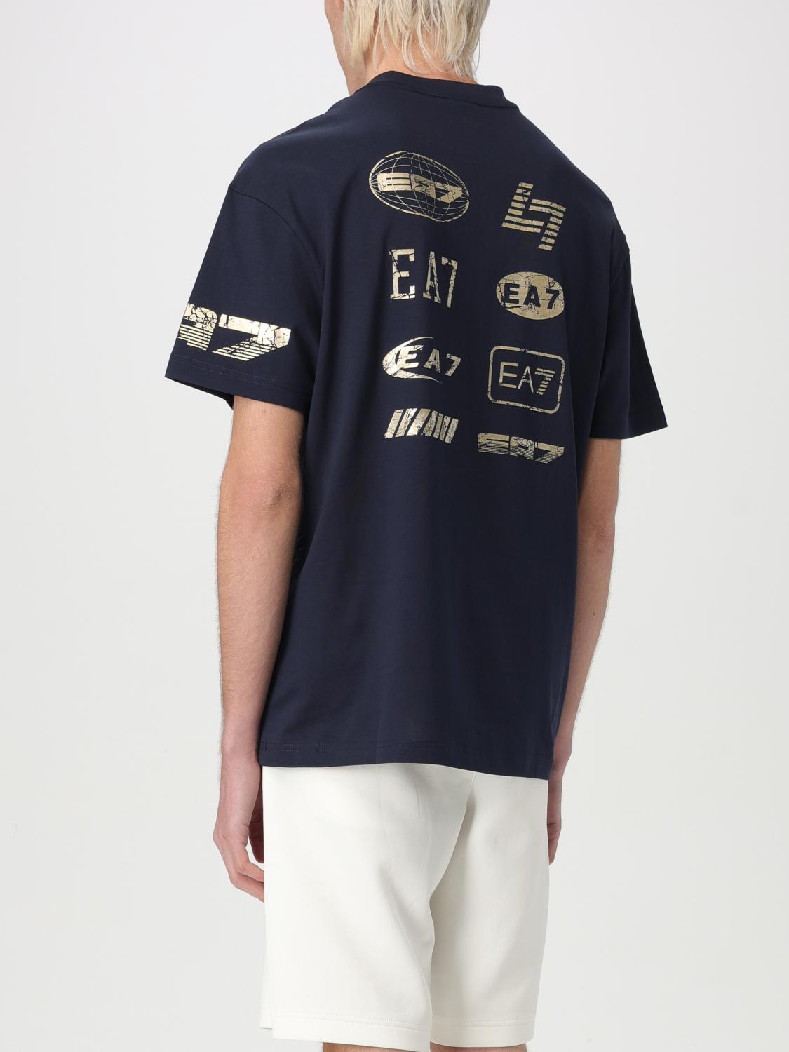 Ea7 T Shirt Men Beige