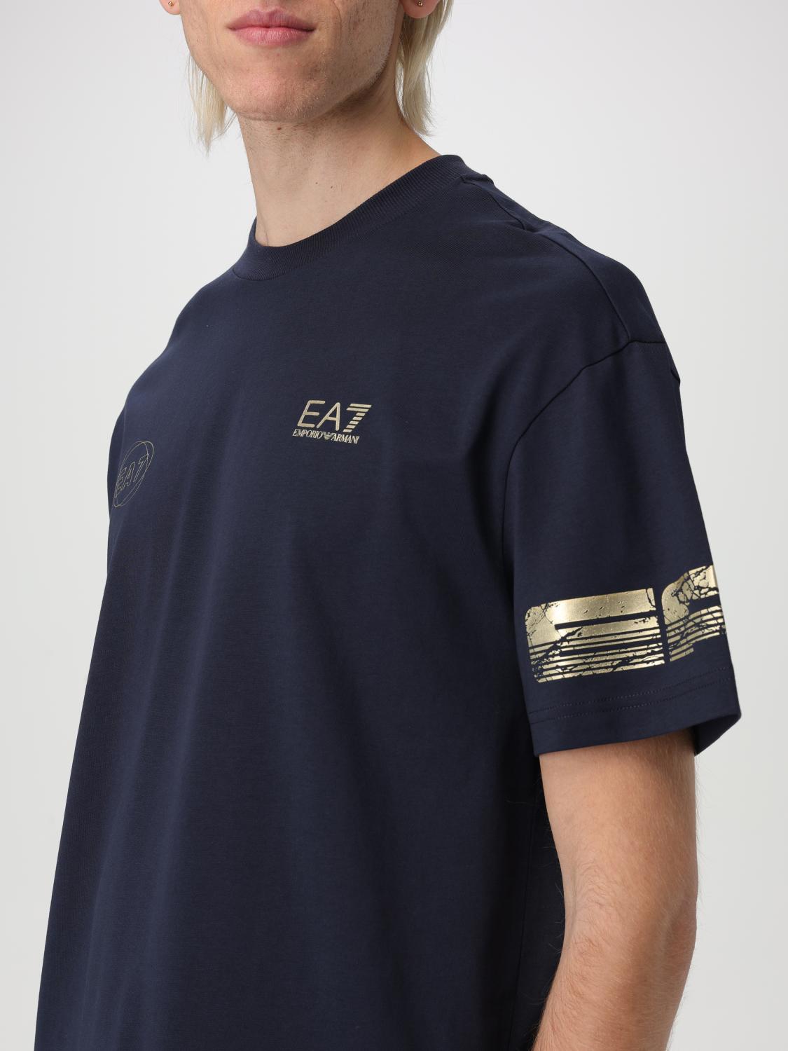 Ea7 T Shirt Men Beige
