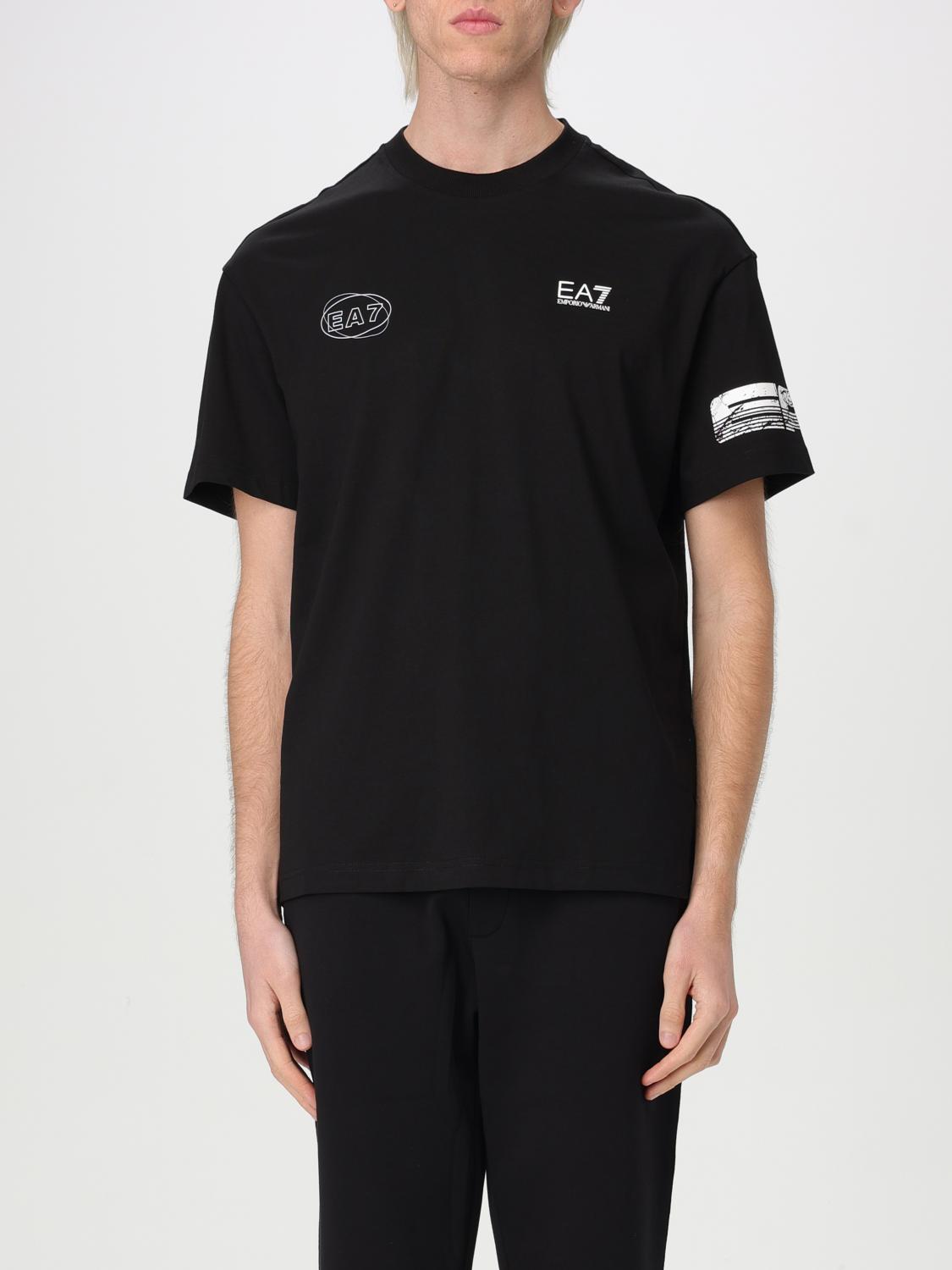 Ea7 T Shirt Men Beige