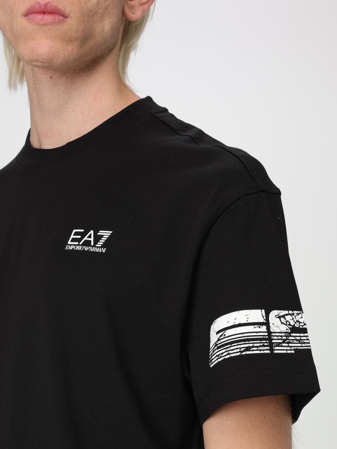 Ea7 T Shirt Men Beige